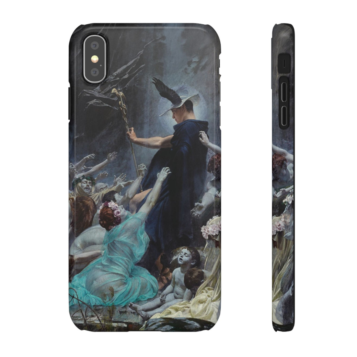 The Souls of Acheron by Adolf Hiremy-Hirschl - iPhone Slim Case