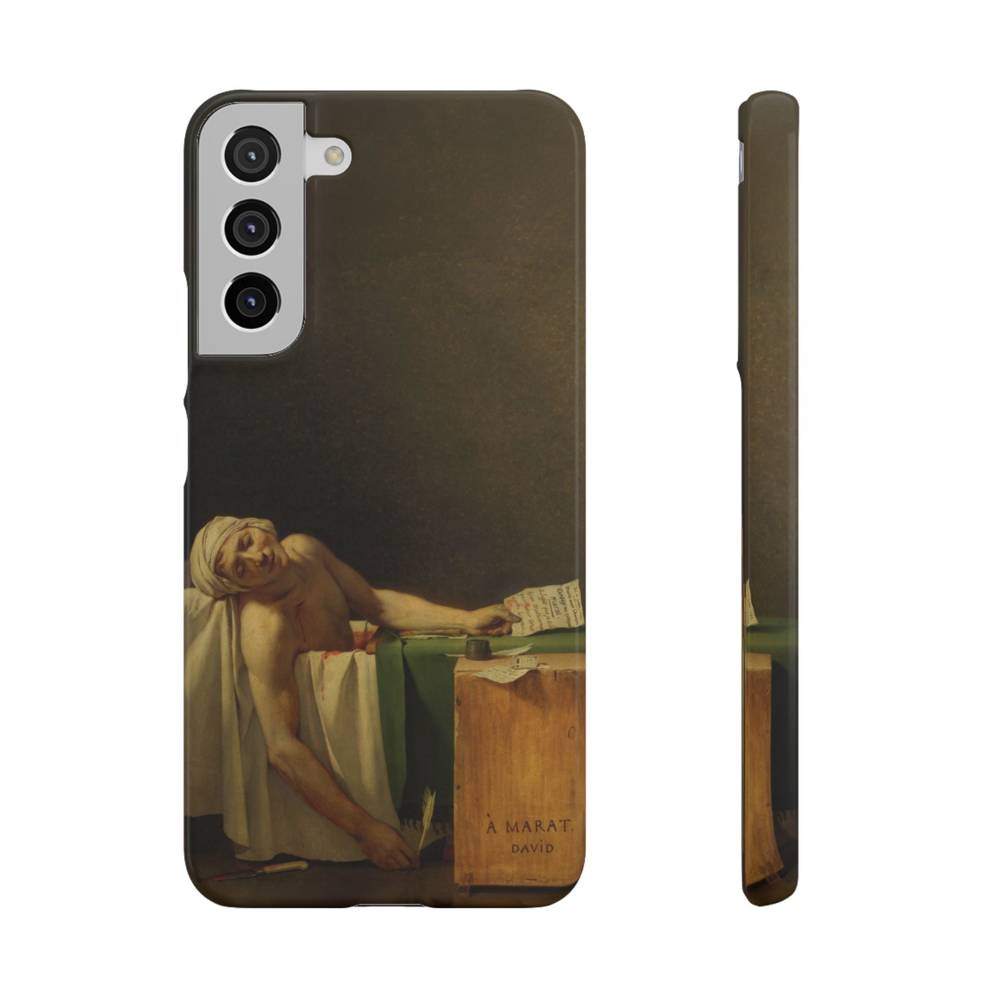The Death of Marat by Jacques-Louis David - Samsung Slim Case