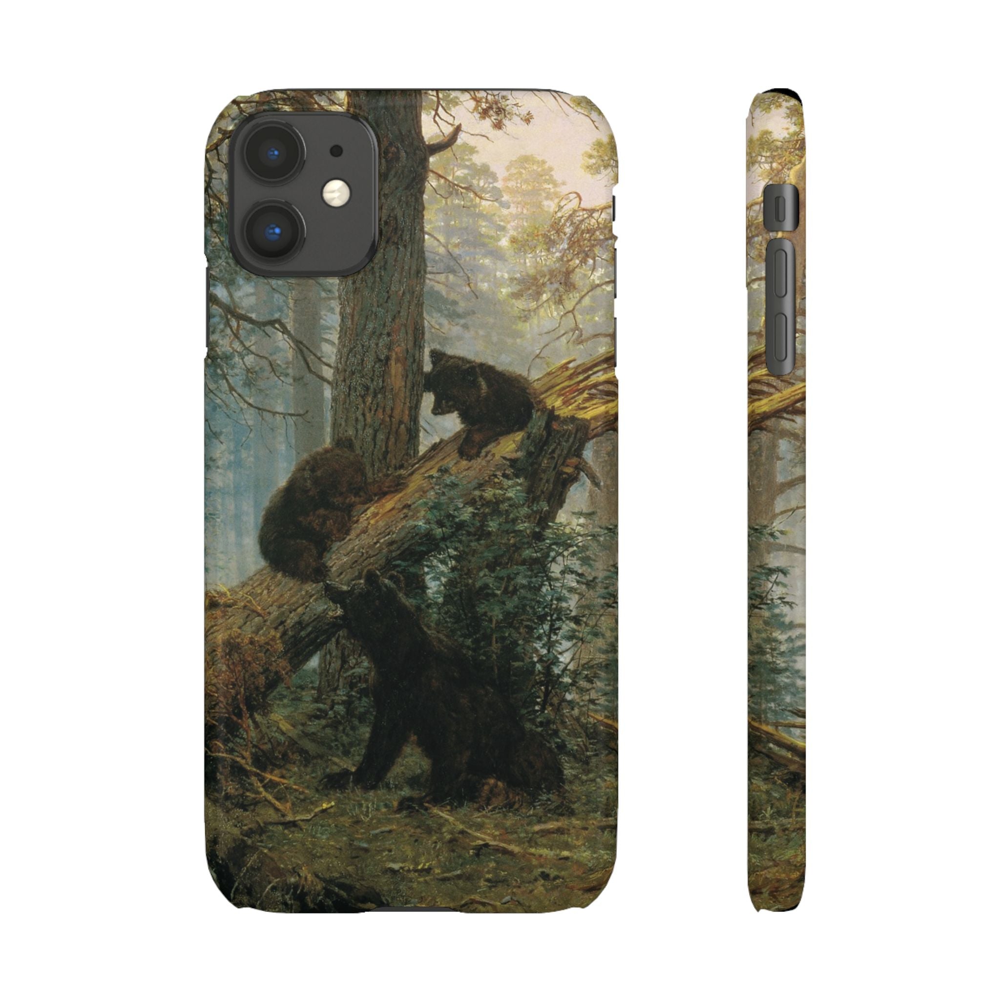 Morning in a Pine Forest by Ivan Ivanovich Shishkin - iPhone Slim Case