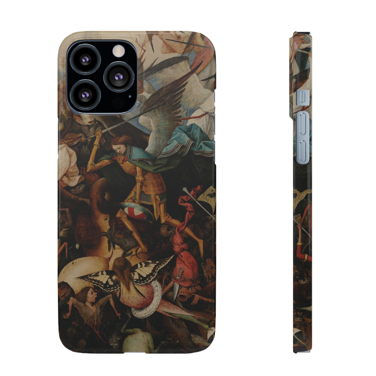 The Fall of the Rebel Angels by Pieter Bruegel the Elder - iPhone Slim Case