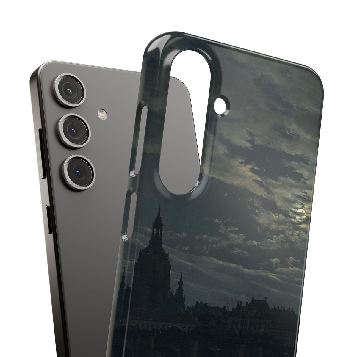 View of Dresden by Moonlight by Johan Dahl - Samsung Slim Case