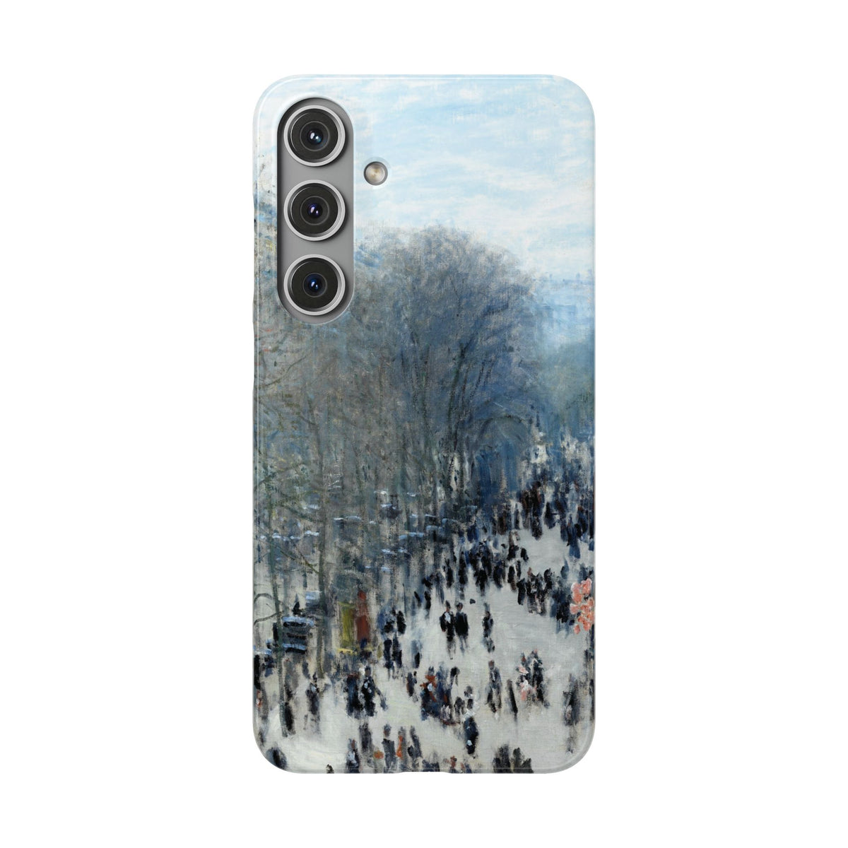 Boulevard des Capucines by Claude Monet - Samsung Slim Case