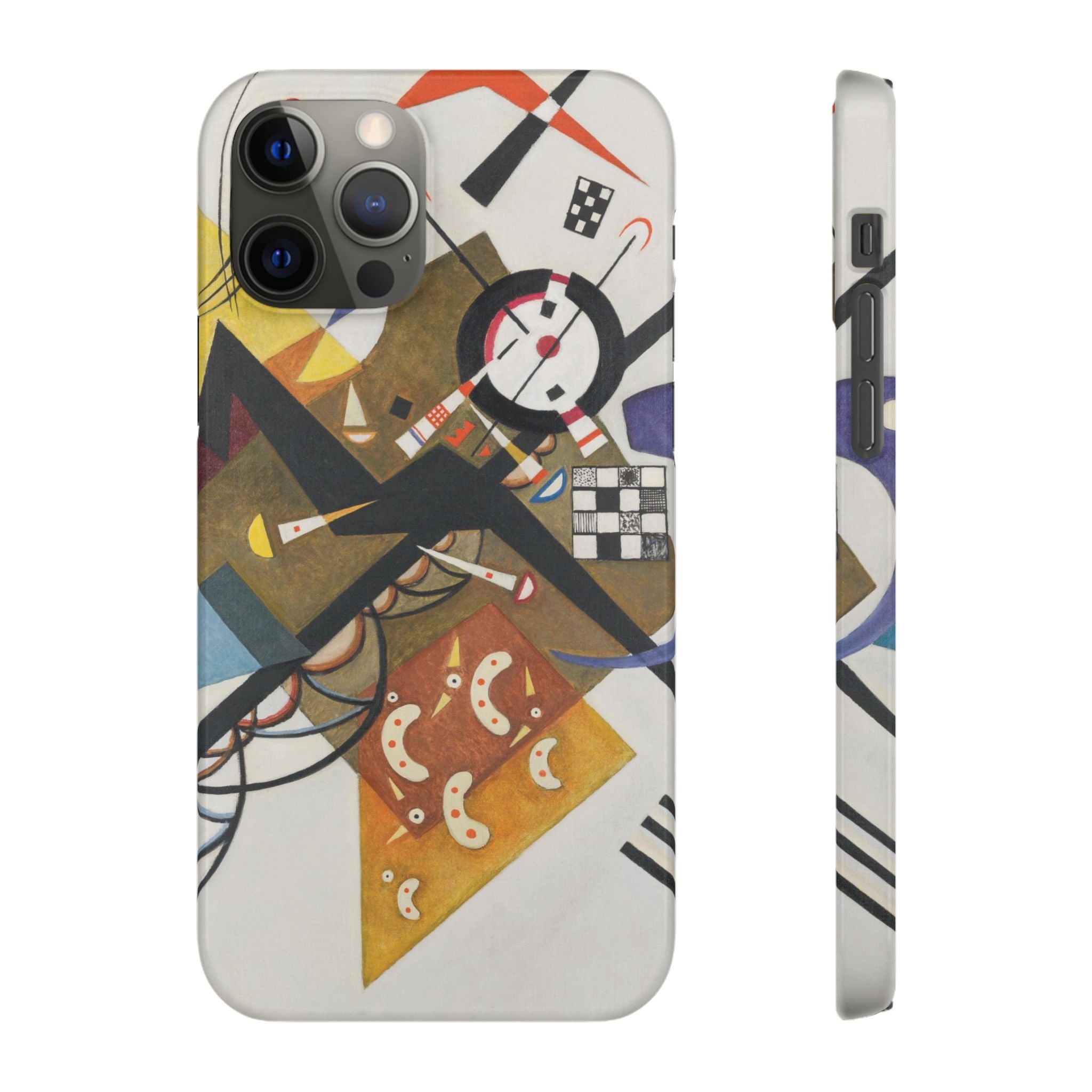 On White II by Vasily Kandinsky - iPhone Slim Case