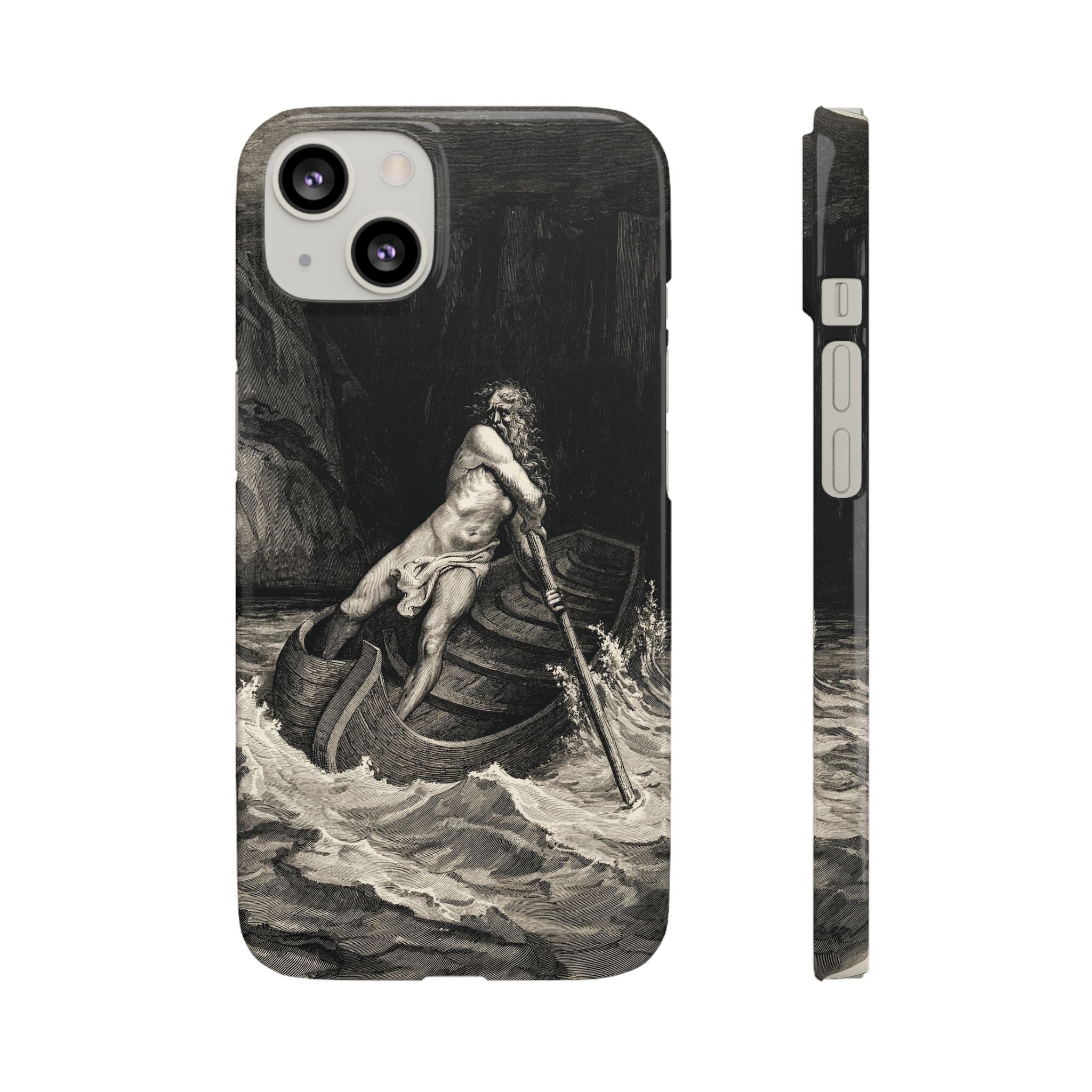 Canto III - Charon by Gustave Doré - iPhone Slim Case