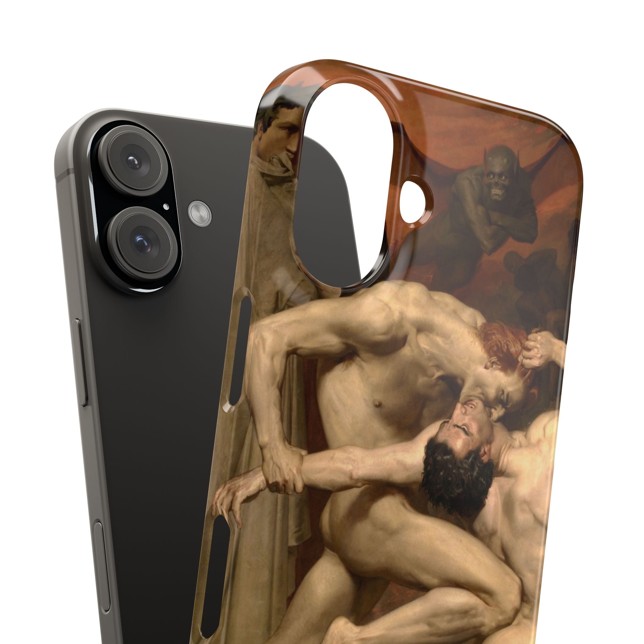 Dante and Virgile by William Bouguereau - iPhone Slim Case