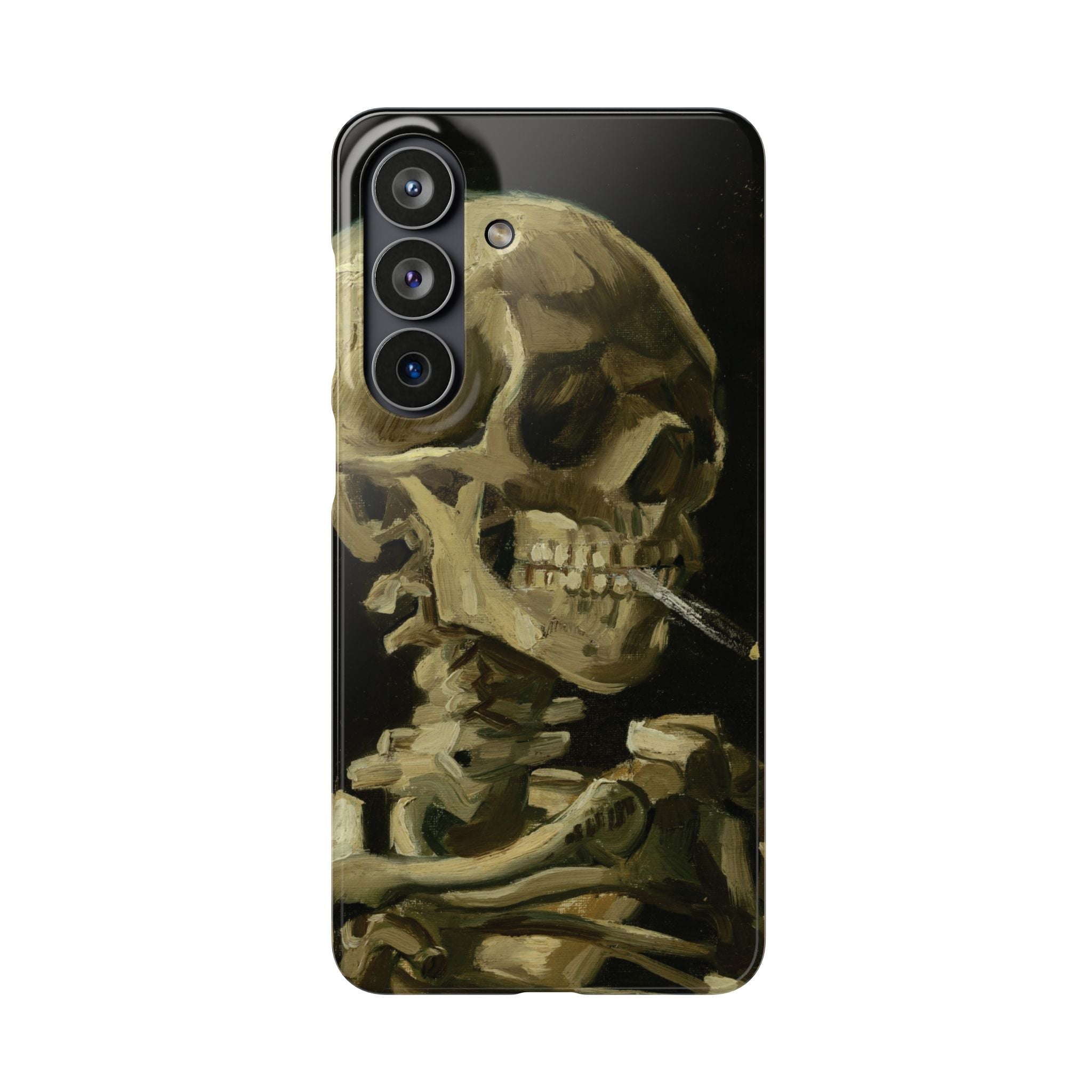 Head of a Skeleton with a Burning Cigarette by Vincent van Gogh - Samsung Slim Case