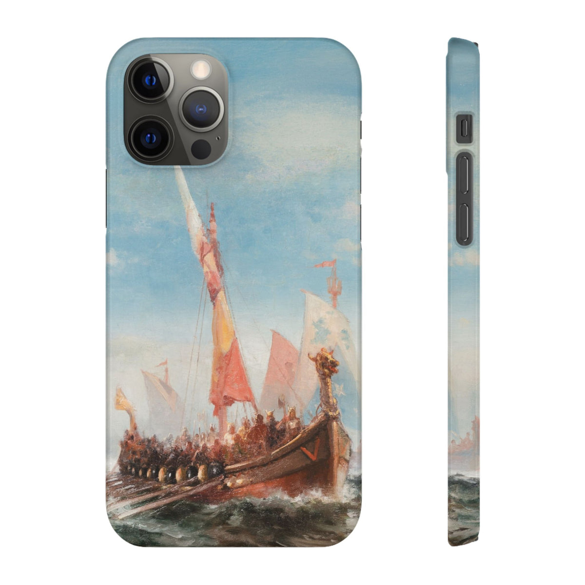 Viking Armada by Edward Moran - iPhone Slim Case