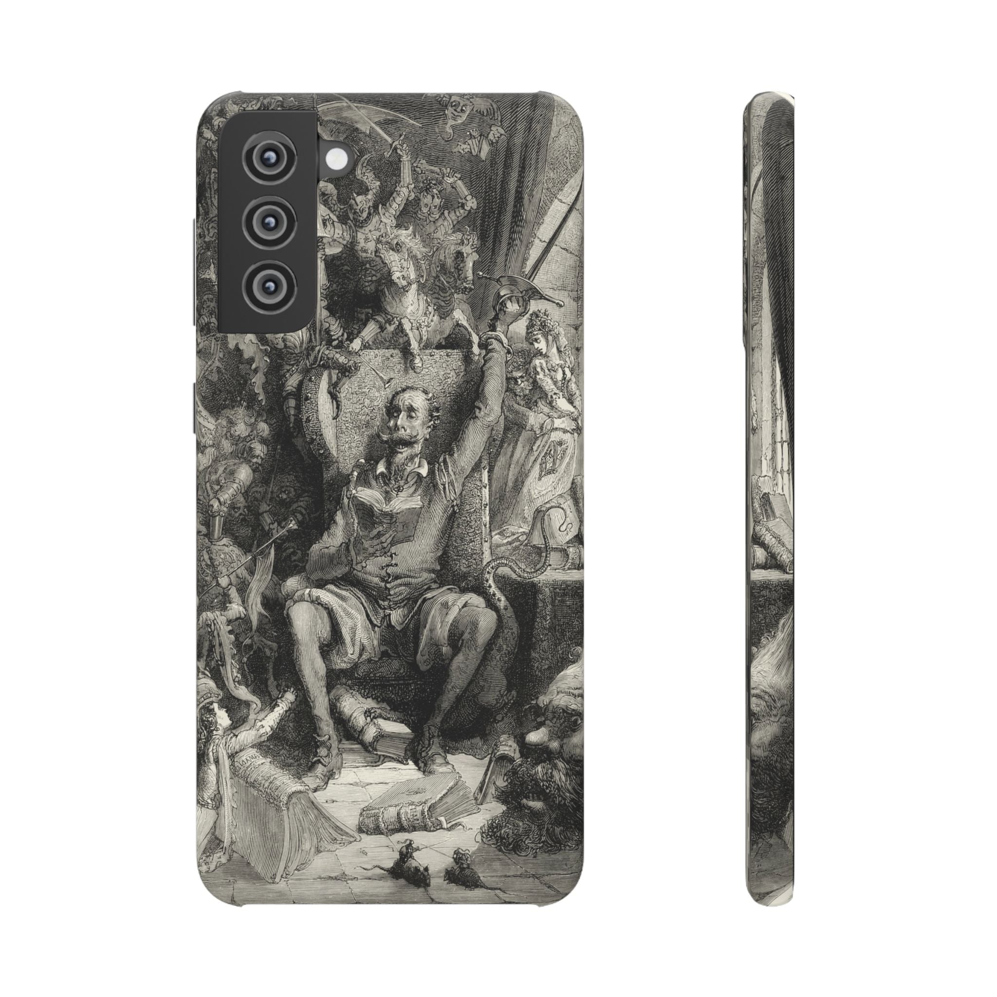 Don Quixote and His Visions by Gustave Doré - Samsung Slim Case