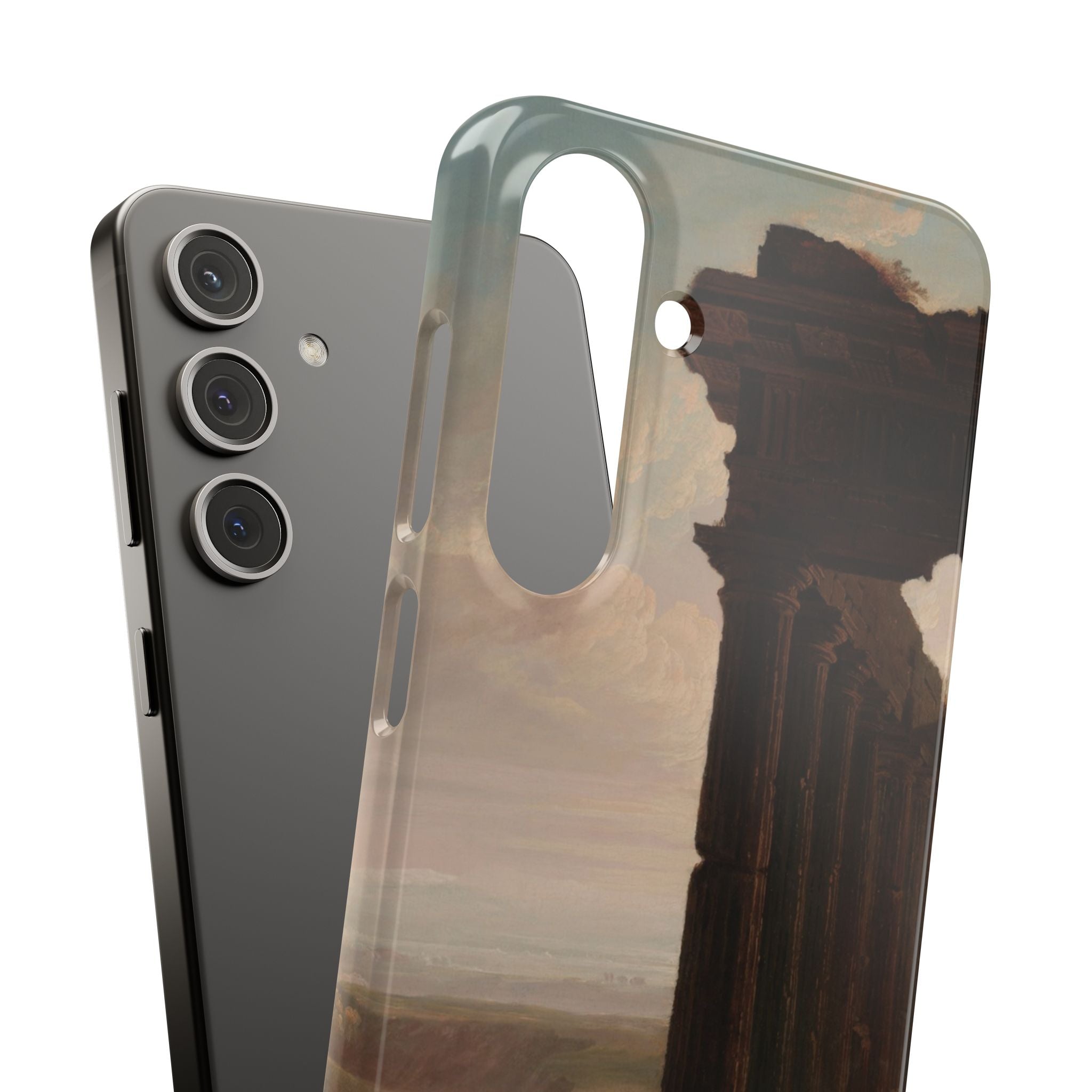 Ruins of an Ancient City von John Martin - Samsung Slim Case