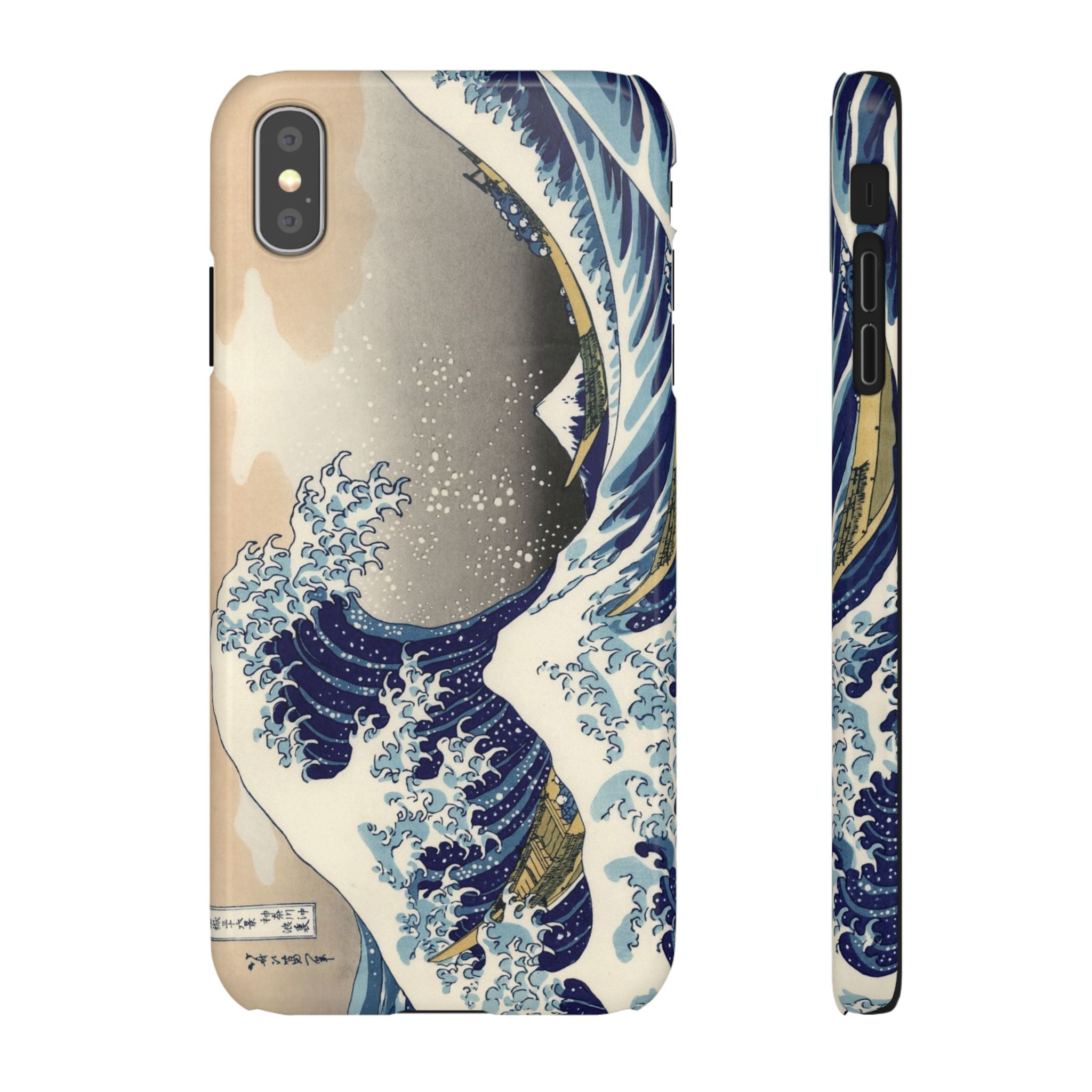 The Great Wave off Kanagawa by Hokusai - iPhone Slim Case