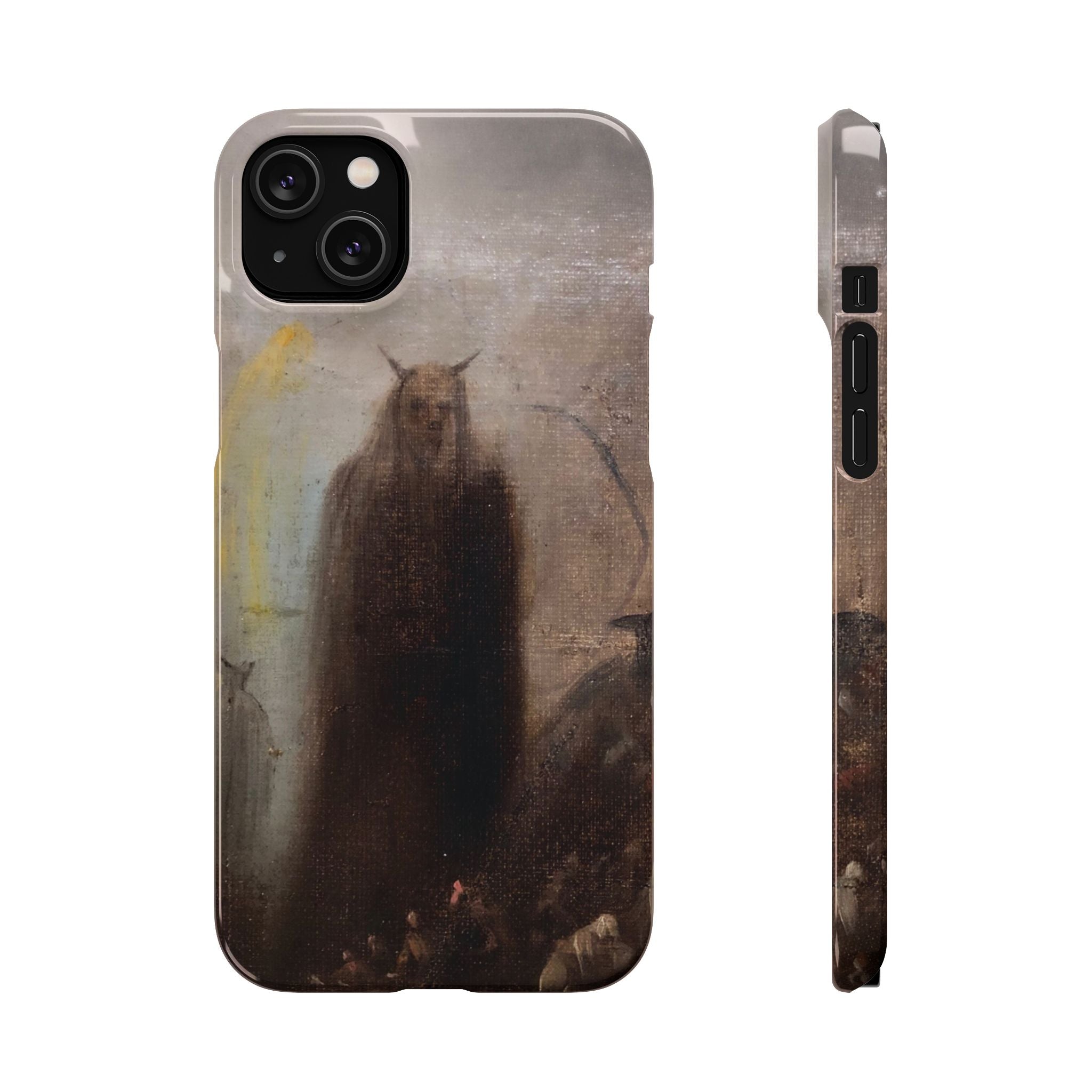 Ghostly Vision by Francisco Goya - iPhone Slim Case