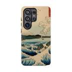 The Sea at Satta in Suruga Province by Utagawa Hiroshige - Samsung Tough Case