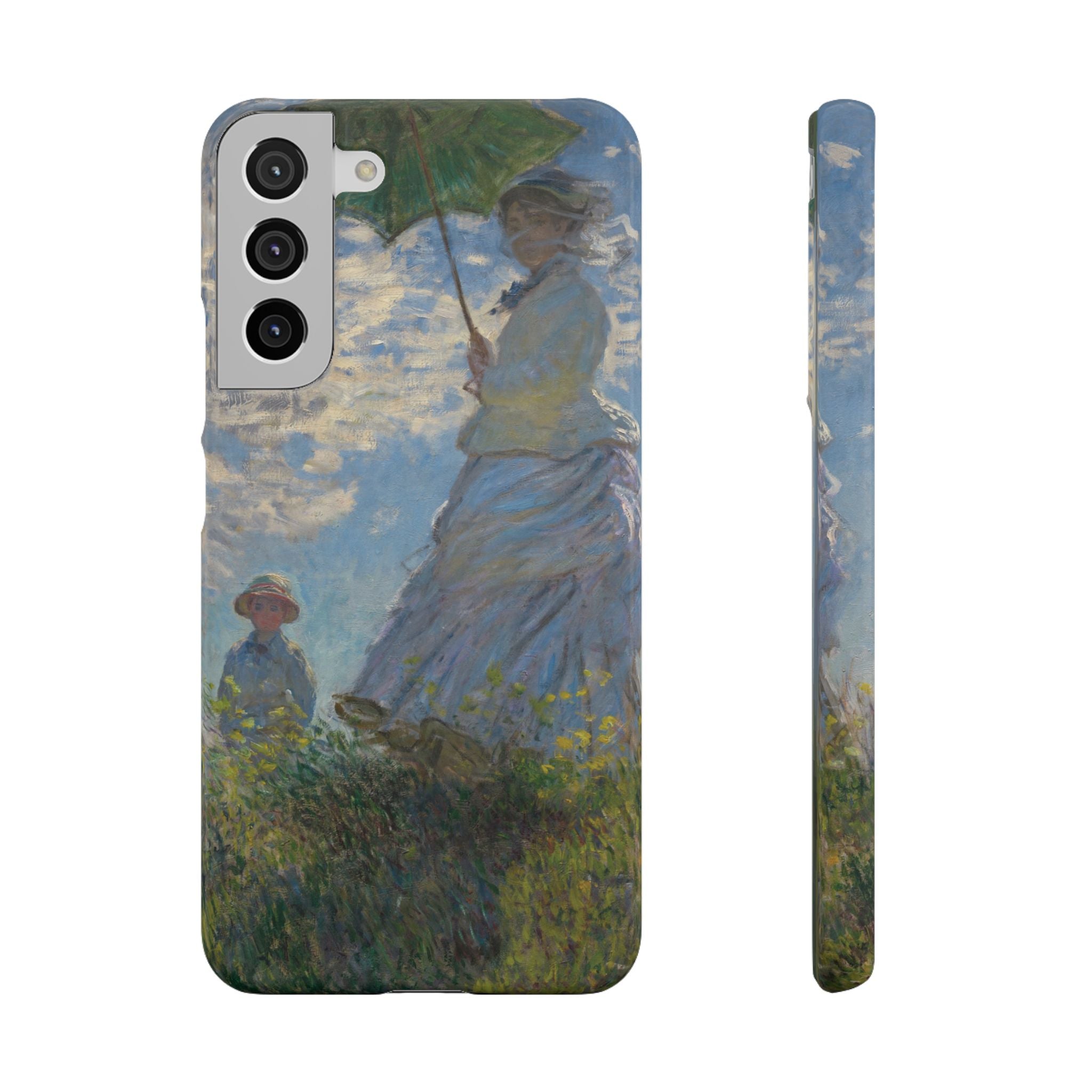 Madame Monet and Her Son by Claude Monet - Samsung Slim Case