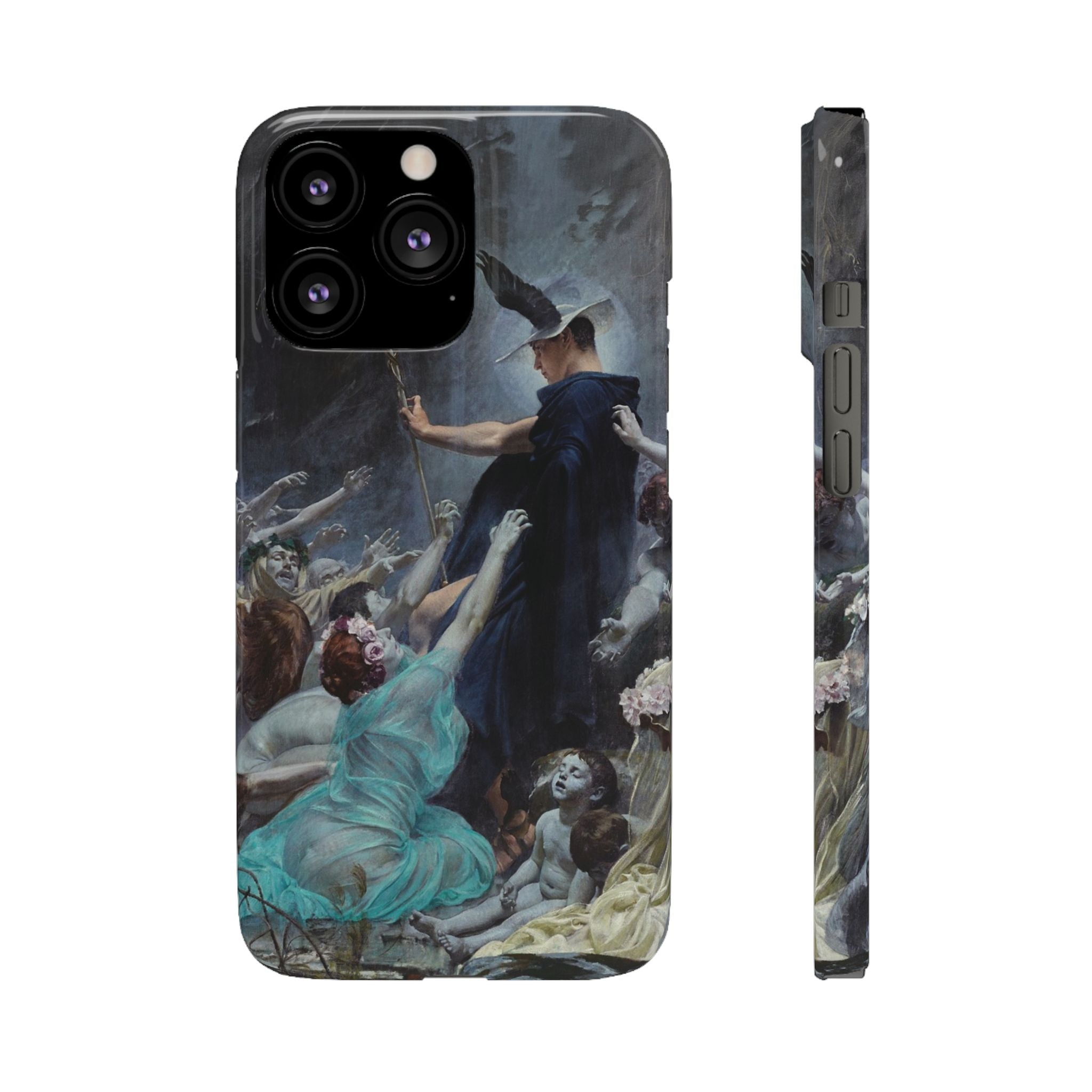 The Souls of Acheron by Adolf Hiremy-Hirschl - iPhone Slim Case