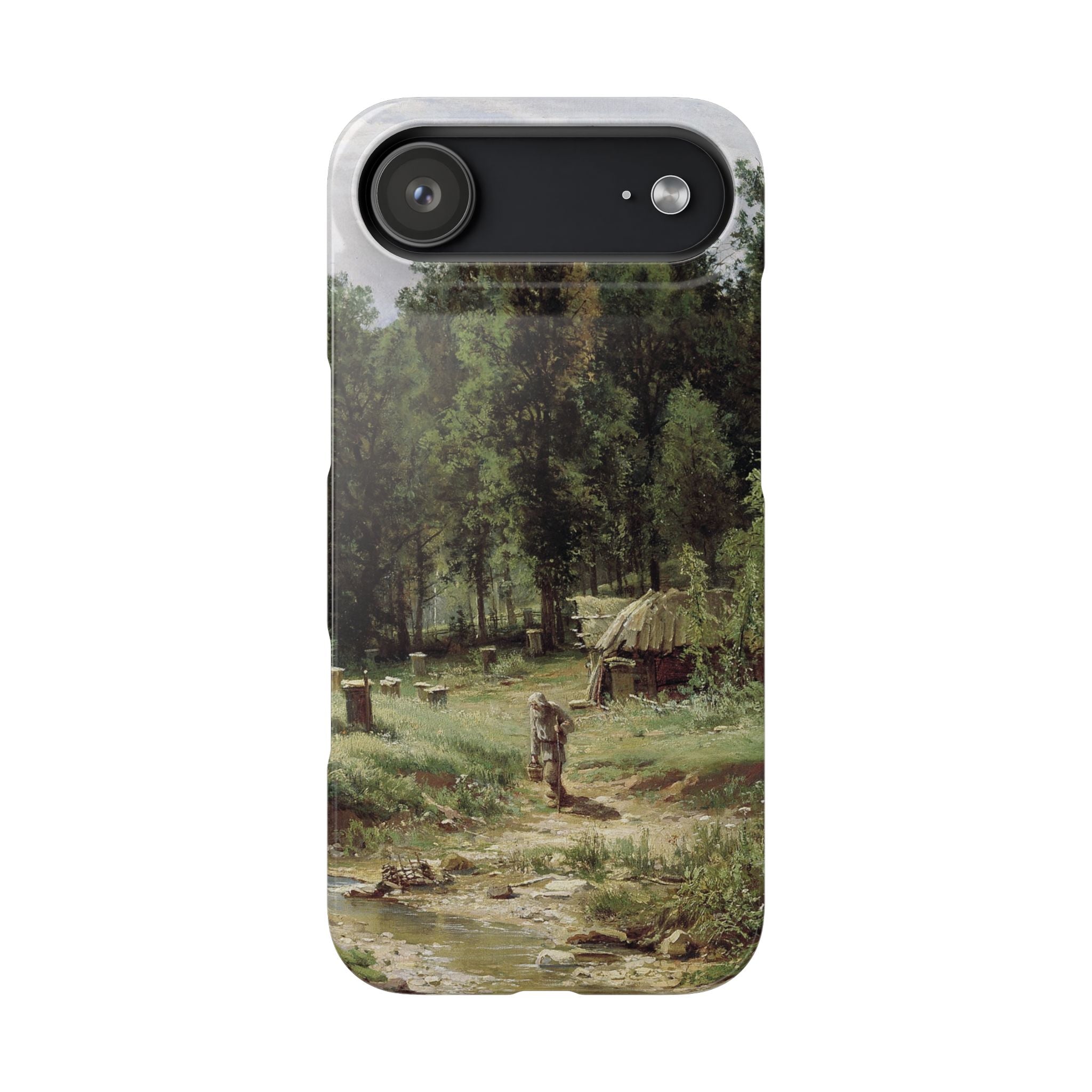 An Apiary in the Forest by Ivan Ivanovich Shishkin - iPhone Slim Case
