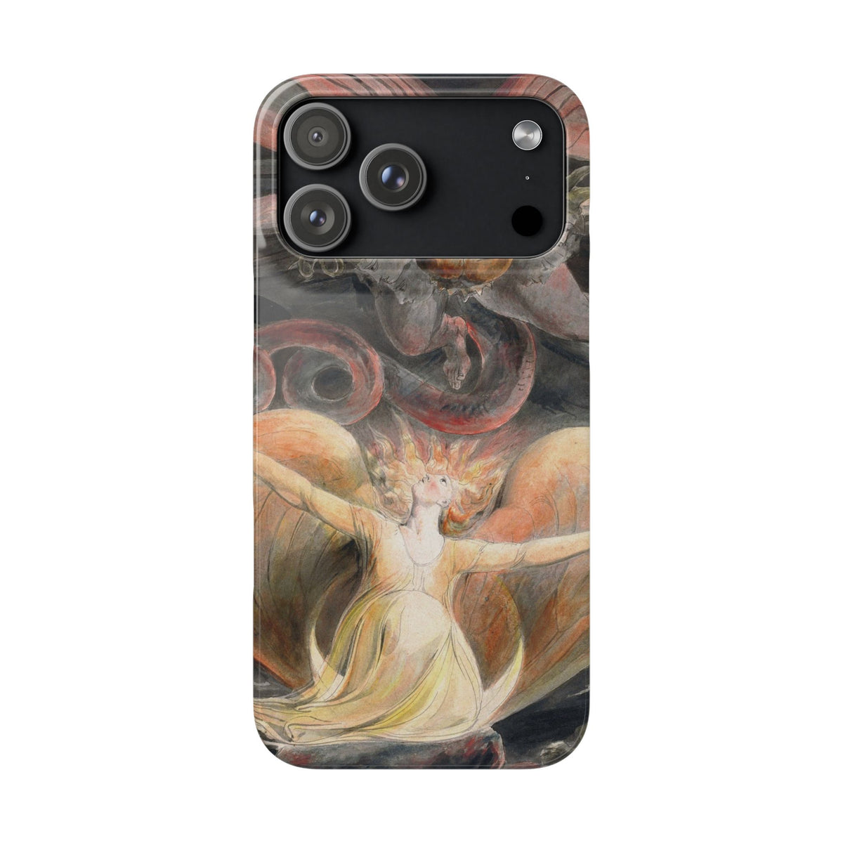 The Great Red Dragon and the Woman Clothed with the Sun by William Blake - iPhone Slim Case