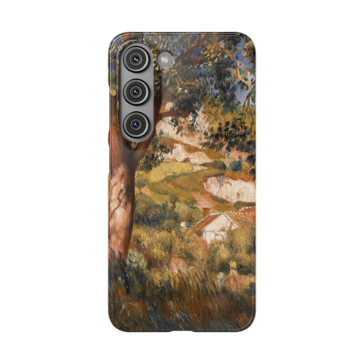 Paysage a La Roche Guyon by Pierre Auguste Renoir - Samsung Slim Case