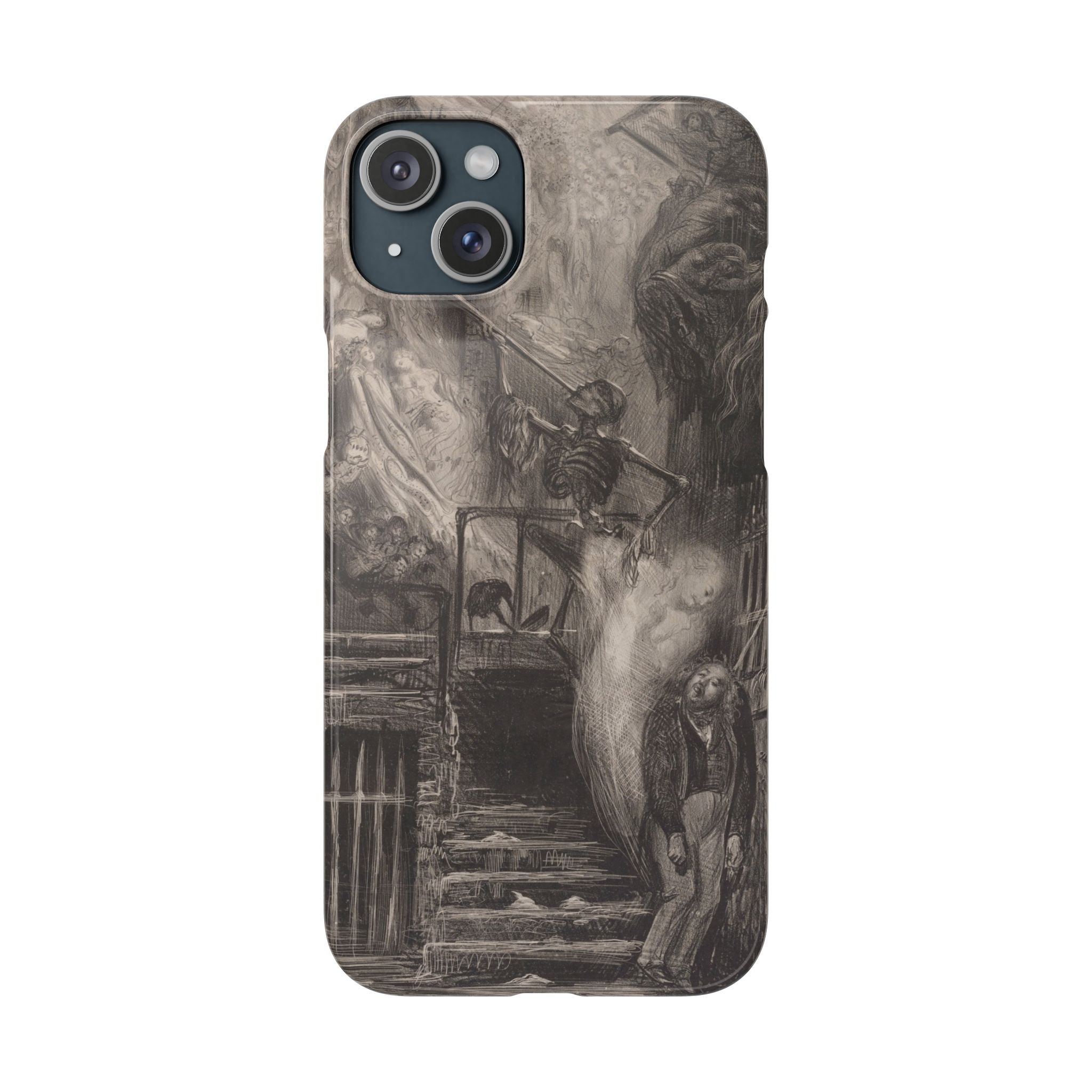 La Rue de la Vieille Lanterne by Gustave Doré - iPhone Slim Case