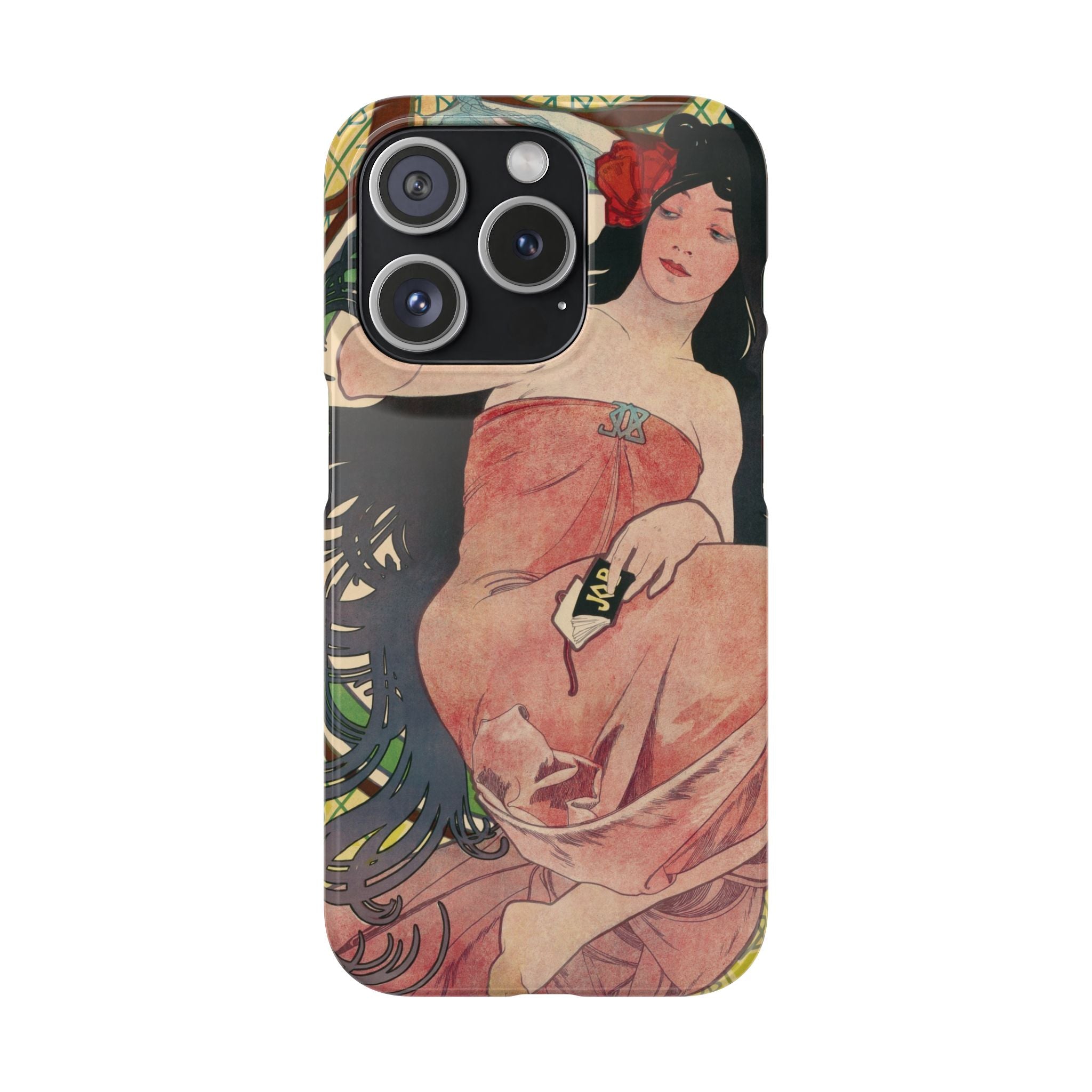 JOB by Alphonse Mucha - iPhone Slim Case