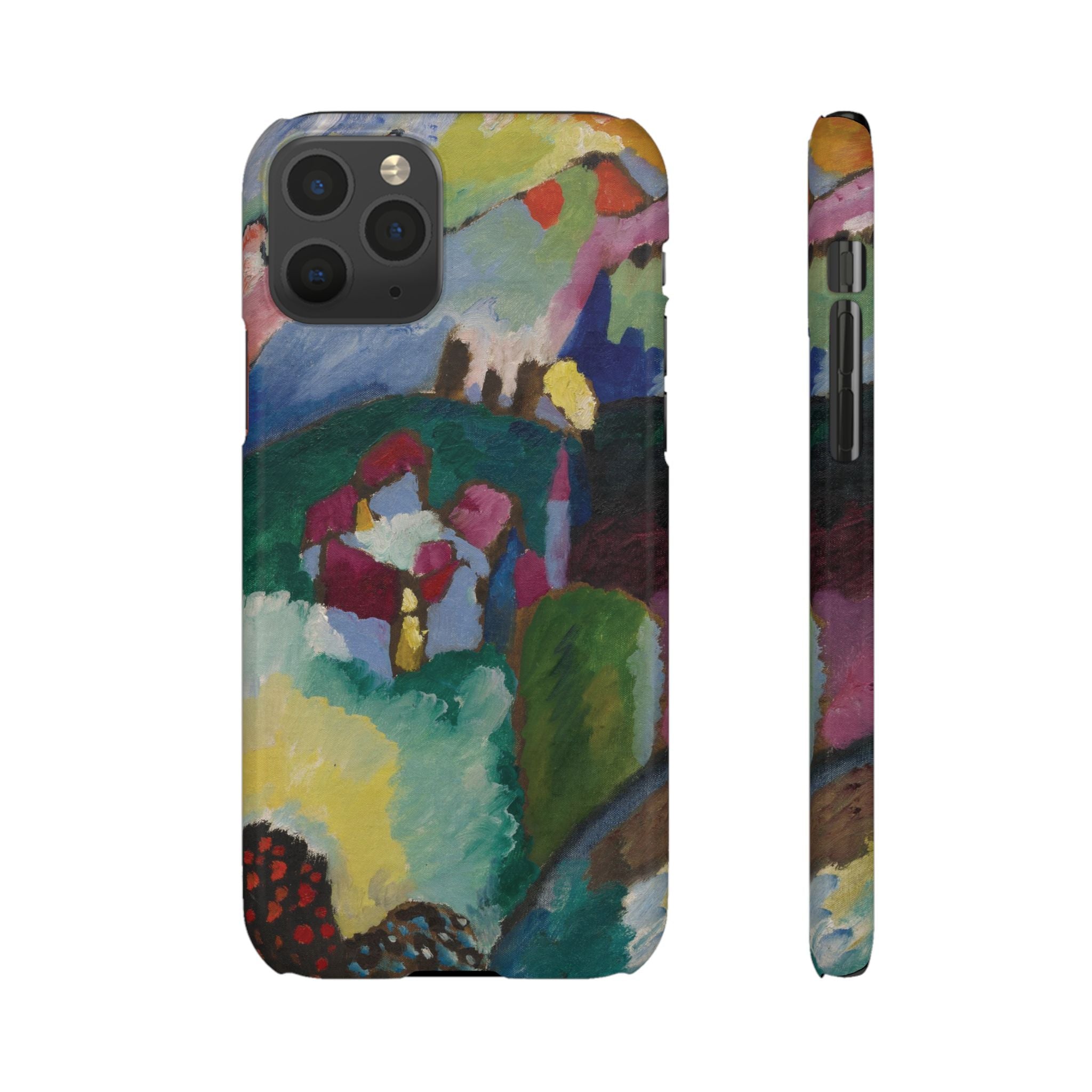 Landscape with Factory Chimney by Vasily Kandinsky - iPhone Slim Case