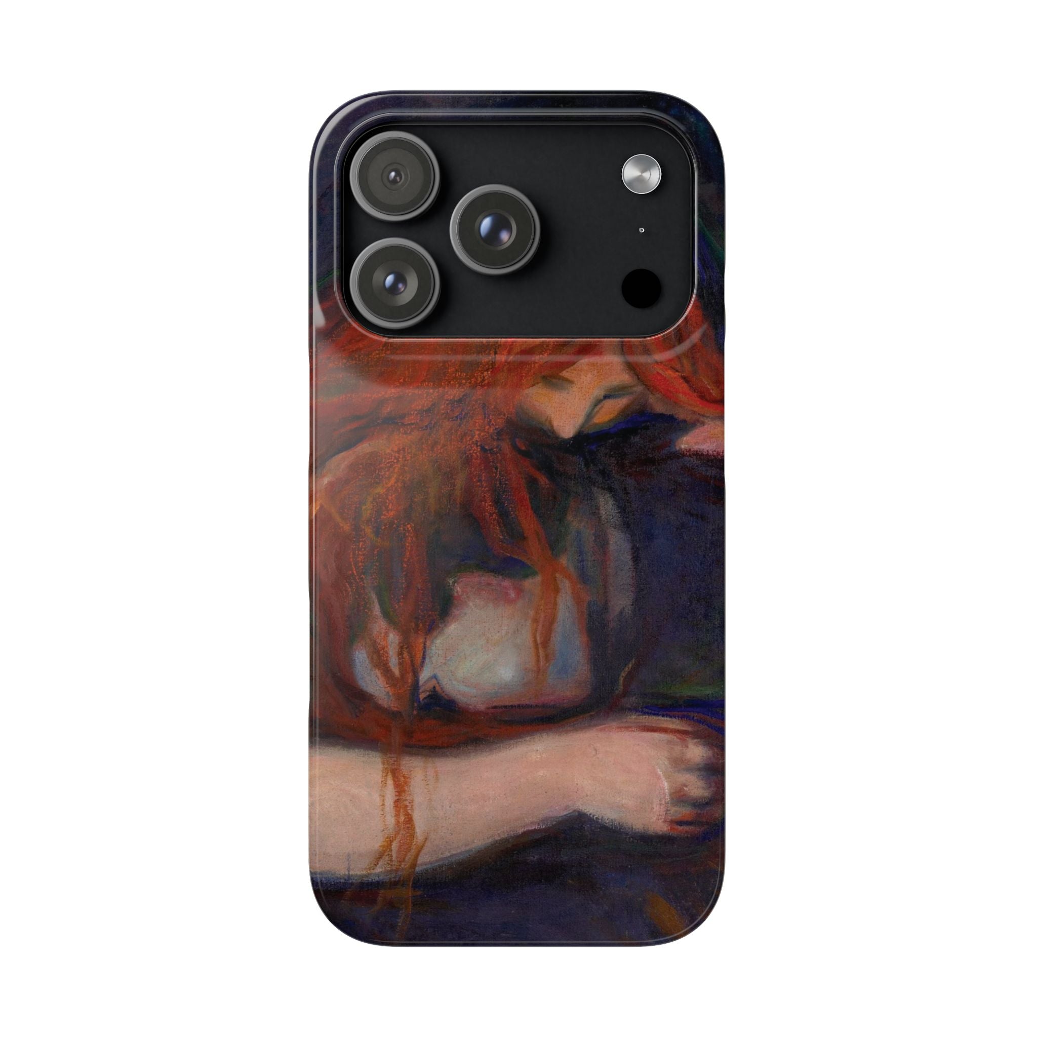 Vampire by Edvard Munch - iPhone Slim Case