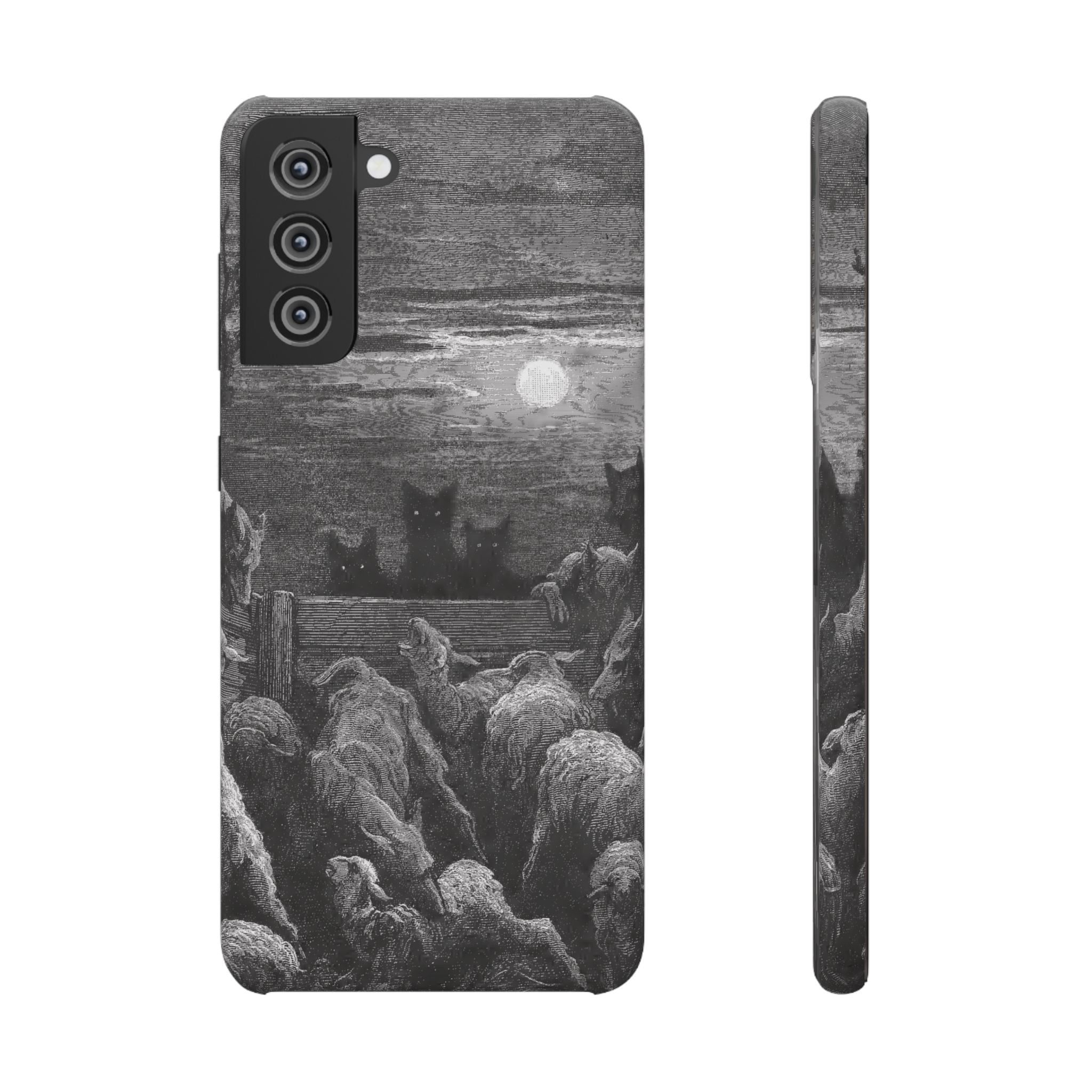 The Wolves and The Sheep by Gustave Dore - Samsung Slim Case