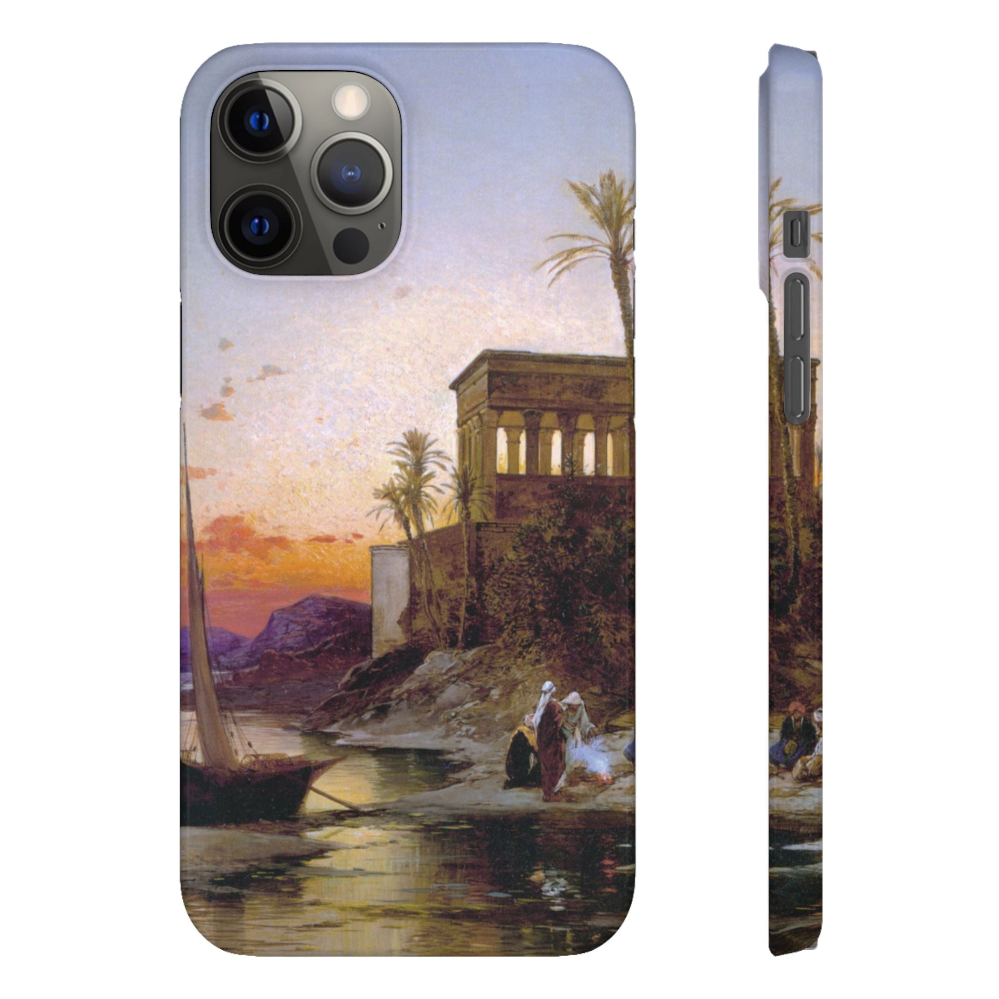The Kiosk of Trajan by Hermann Corrodi - iPhone Slim Case