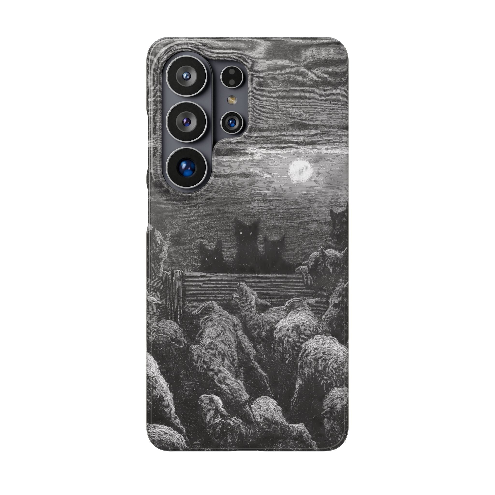The Wolves and The Sheep by Gustave Dore - Samsung Slim Case