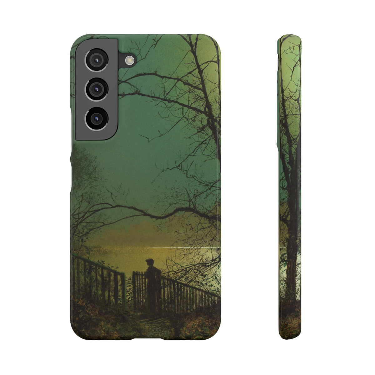 Roundhay Park Lake by John Atkinson Grimshaw - Samsung Slim Case
