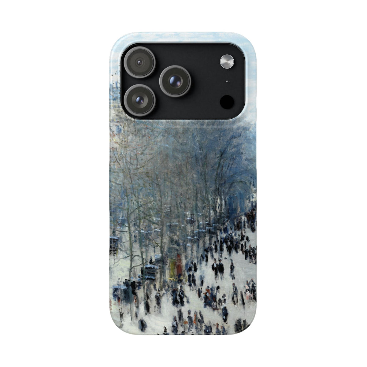 Boulevard des Capucines by Claude Monet - iPhone Slim Case