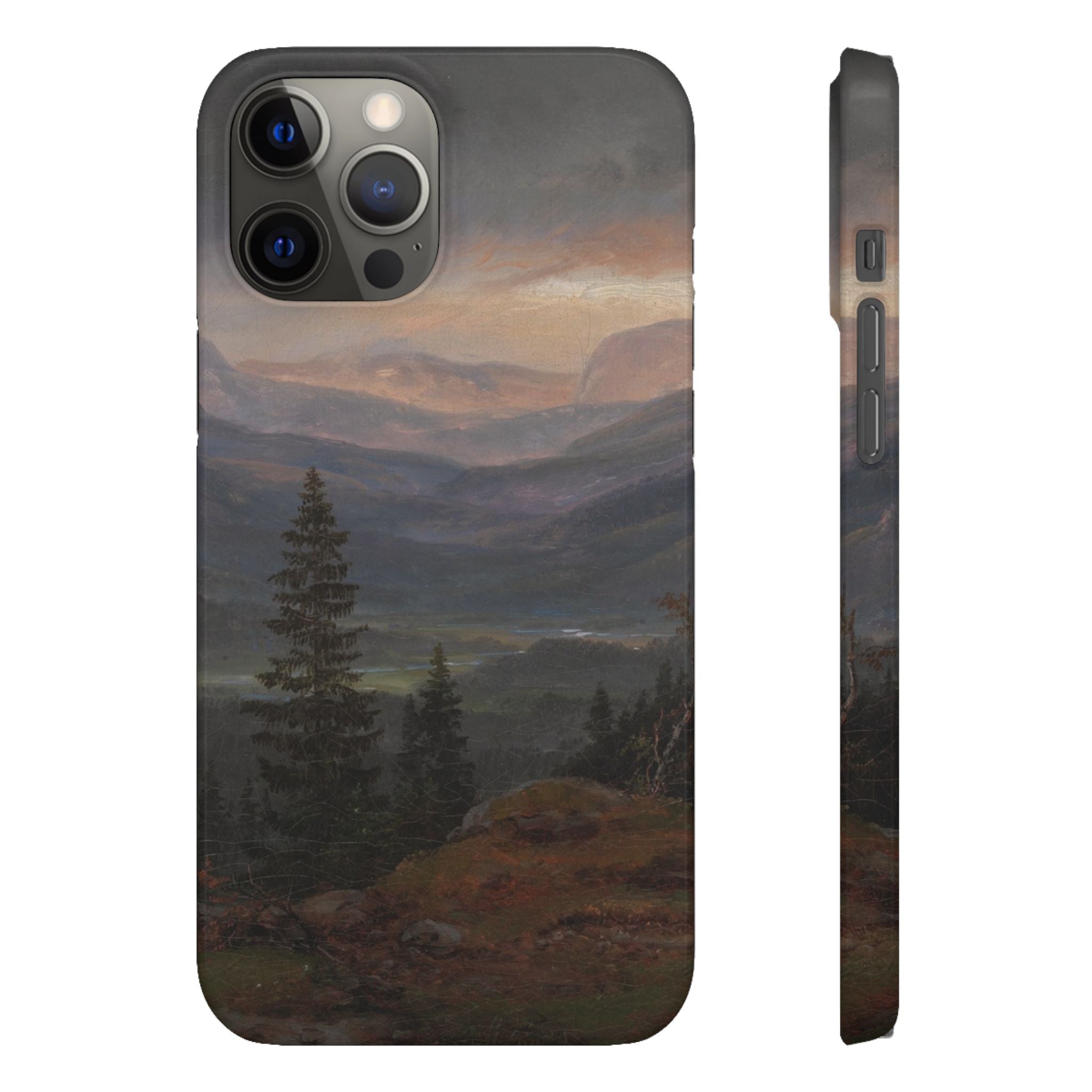View over Hallingdal by Johan Dahl - iPhone Slim Case