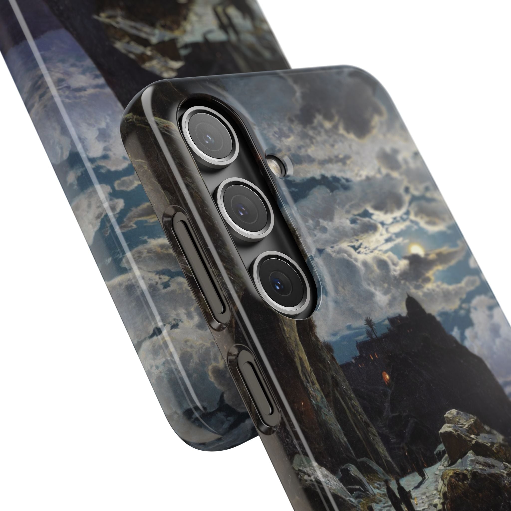 Prozession von Mönchen auf dem Berg Athos von Hermann Corrodi – Samsung Slim Case