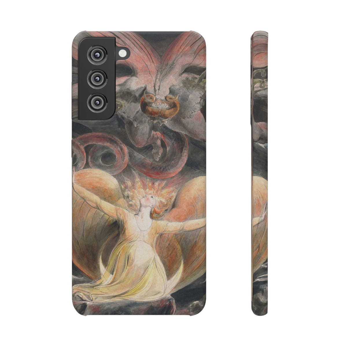 The Great Red Dragon and the Woman Clothed with the Sun by William Blake - Samsung Slim Case