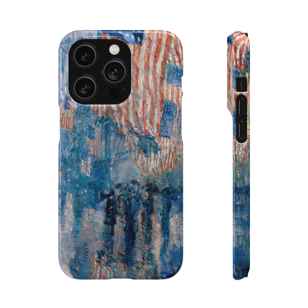 The Avenue in the Rain by Childe Hassam - iPhone Slim Case