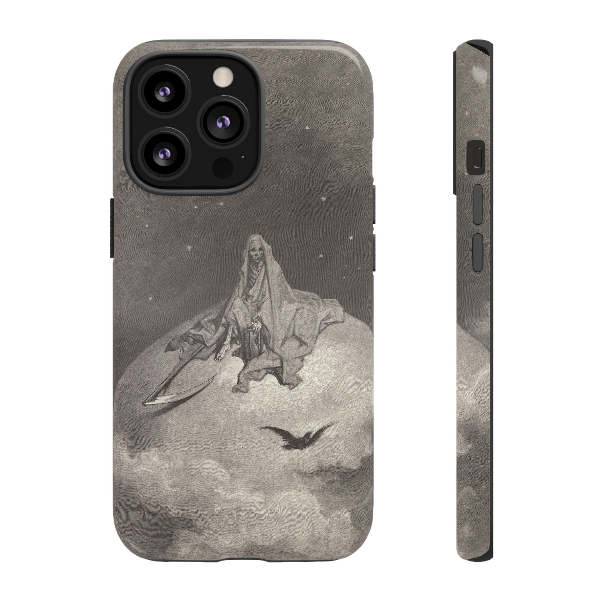 Doubting, dreaming dreams no mortal ever dared to dream before by Gustave Doré - iPhone Tough Case