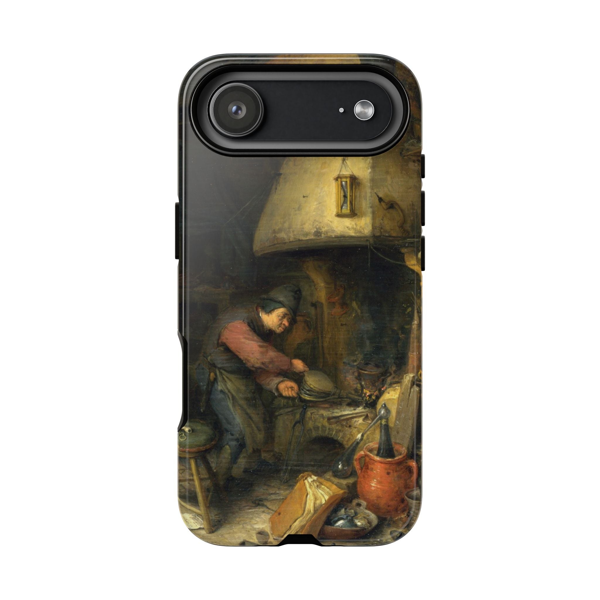 The Alchemist by Adriaen van Ostade - iPhone Tough Case