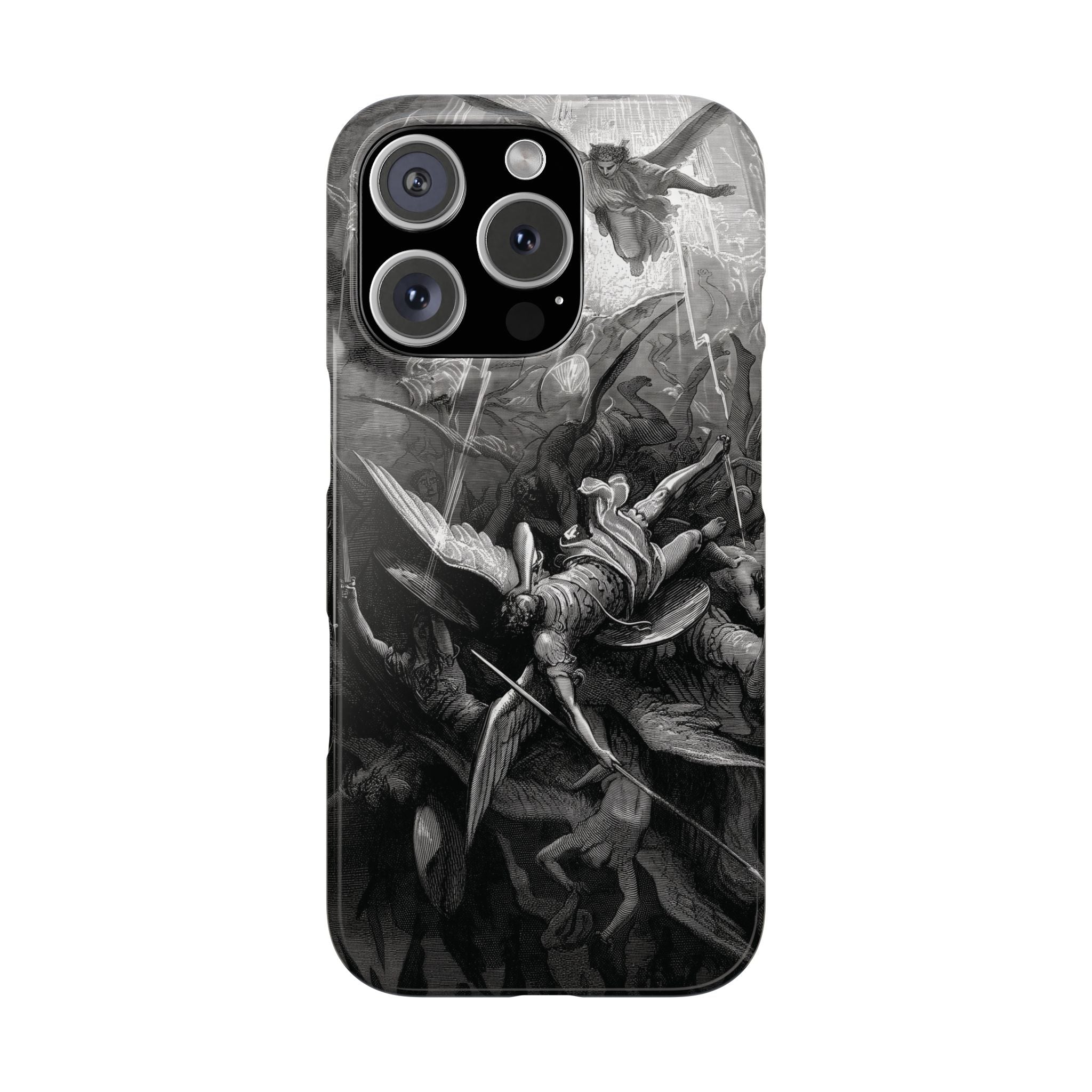 Paradise Lost | The Battle in Heaven by Gustave Doré - iPhone Slim Case