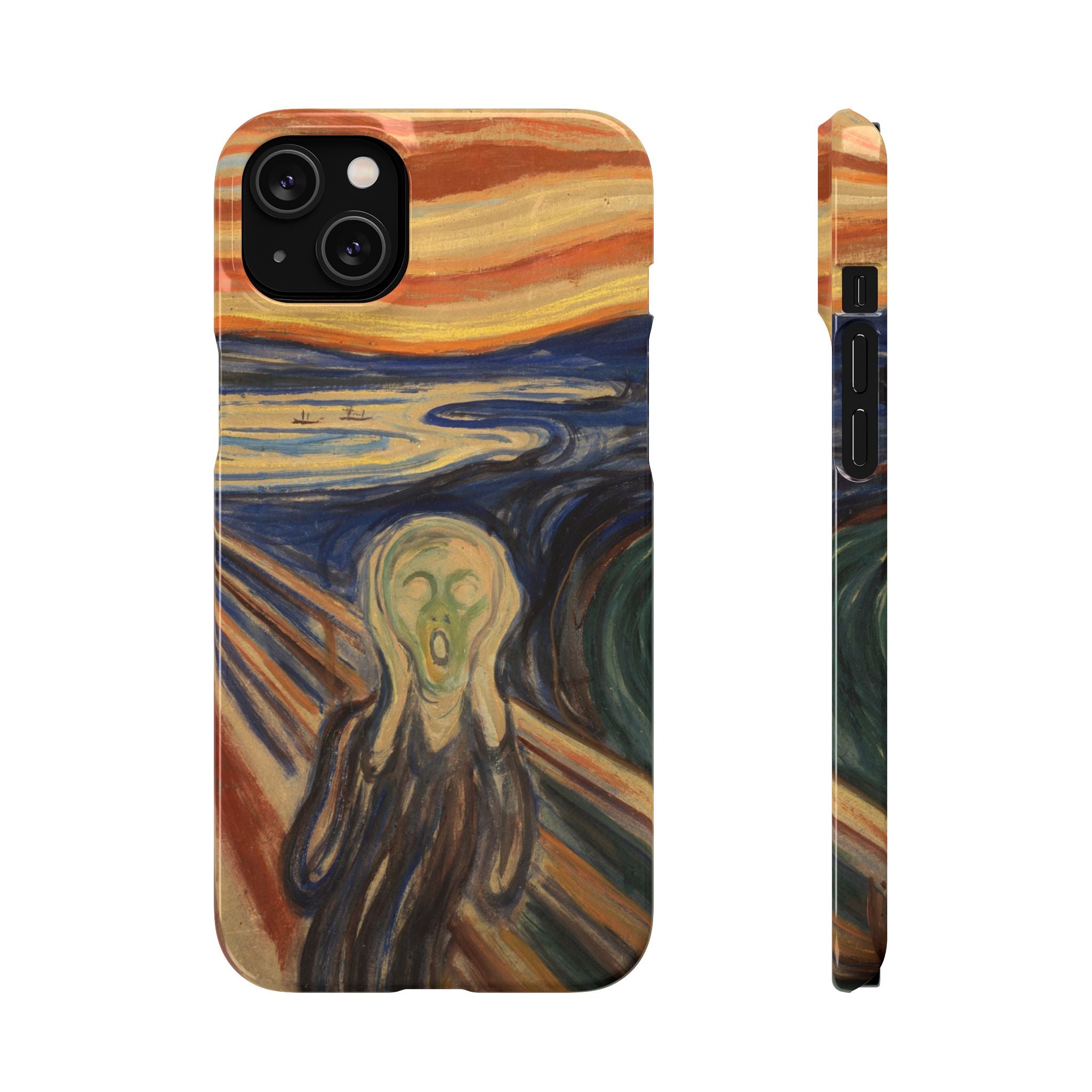 The scream by Edvard Munch - iPhone Slim Case
