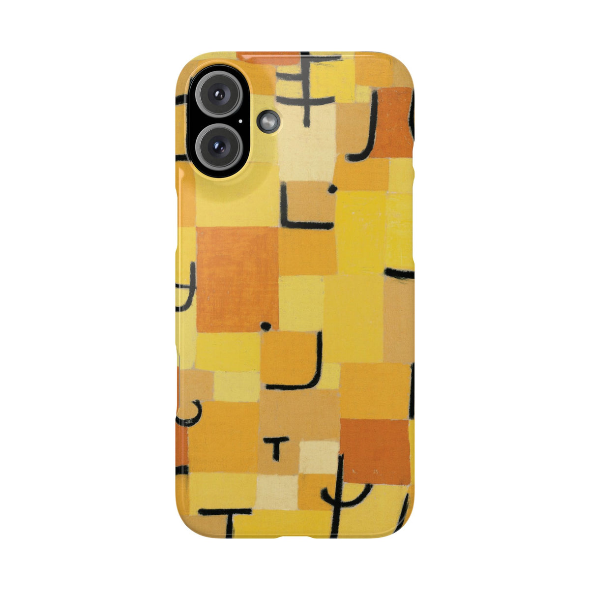 Signs in Yellow by Paul Klee - iPhone Slim Case