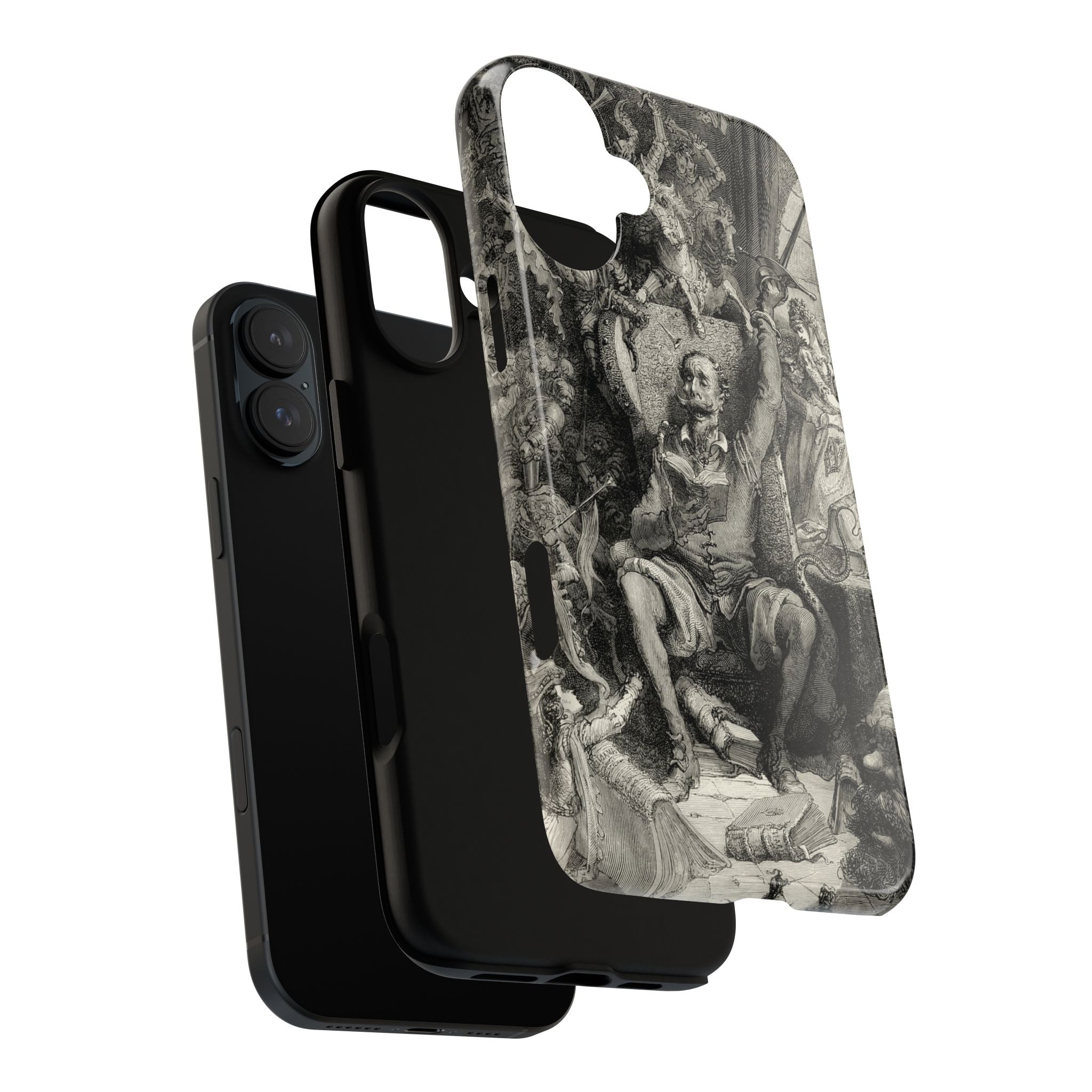 Don Chisciotte e le sue visioni di Gustave Doré - Cover iPhone Ultra Protettiva
