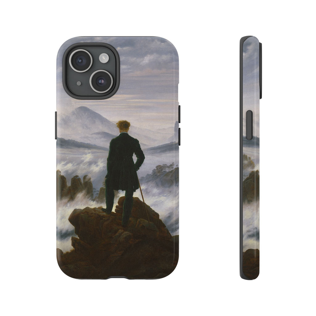 The Wanderer above the Sea of Fog by Caspar David Friedrich - iPhone Tough Case