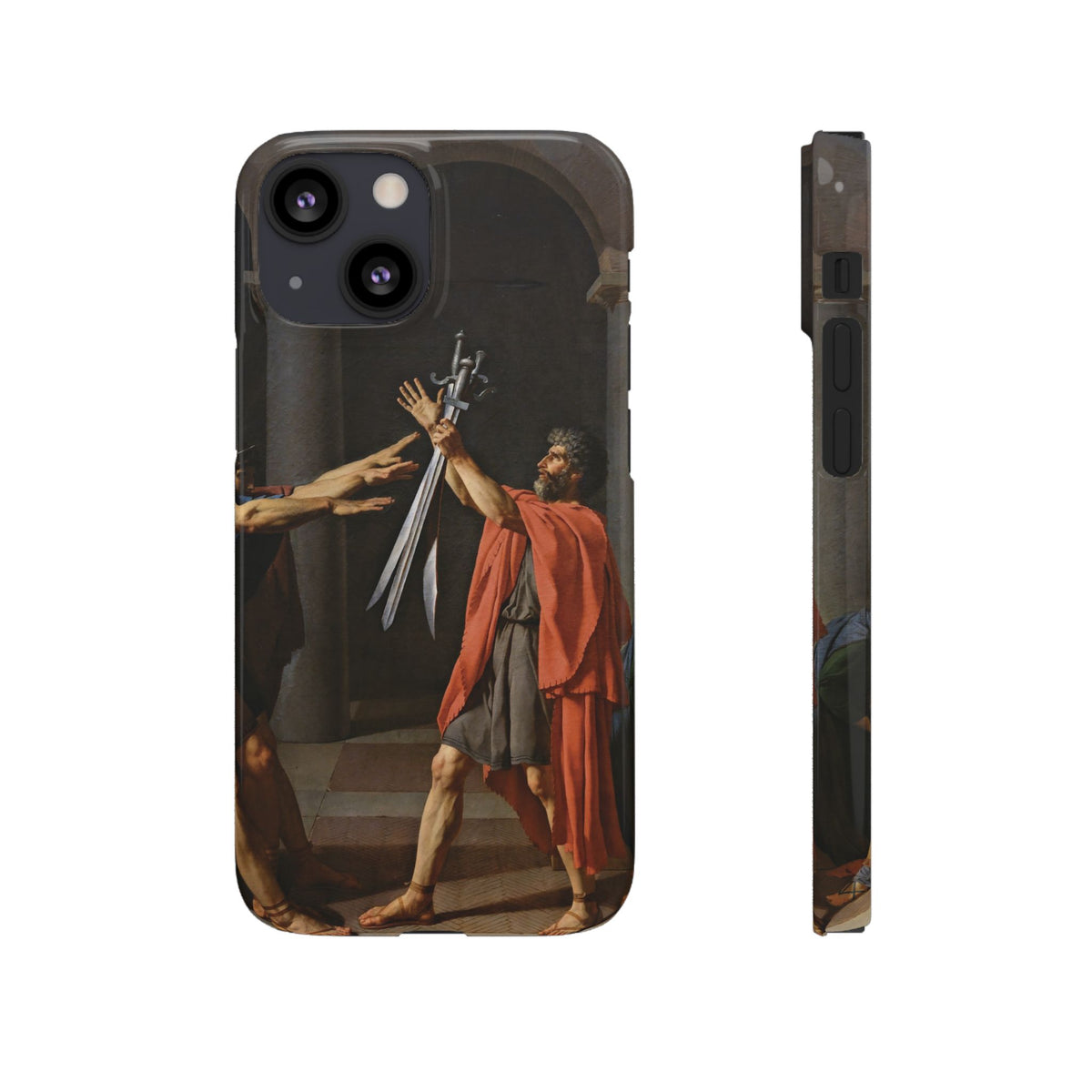 Oath of the Horatii by Jacques-Louis David - iPhone Slim Case