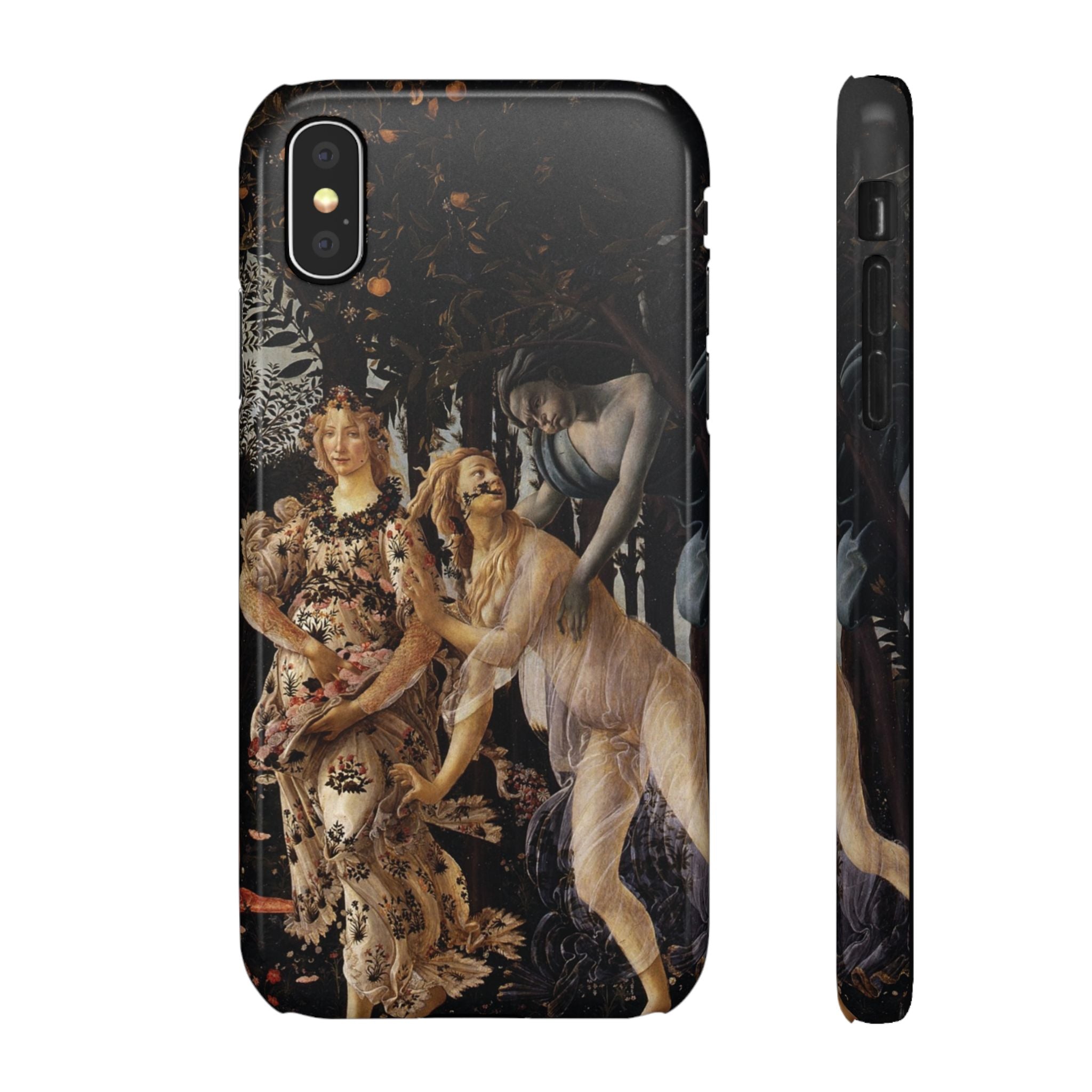 Flora and Zephyr from Primavera by Sandro Botticelli - iPhone Slim Case