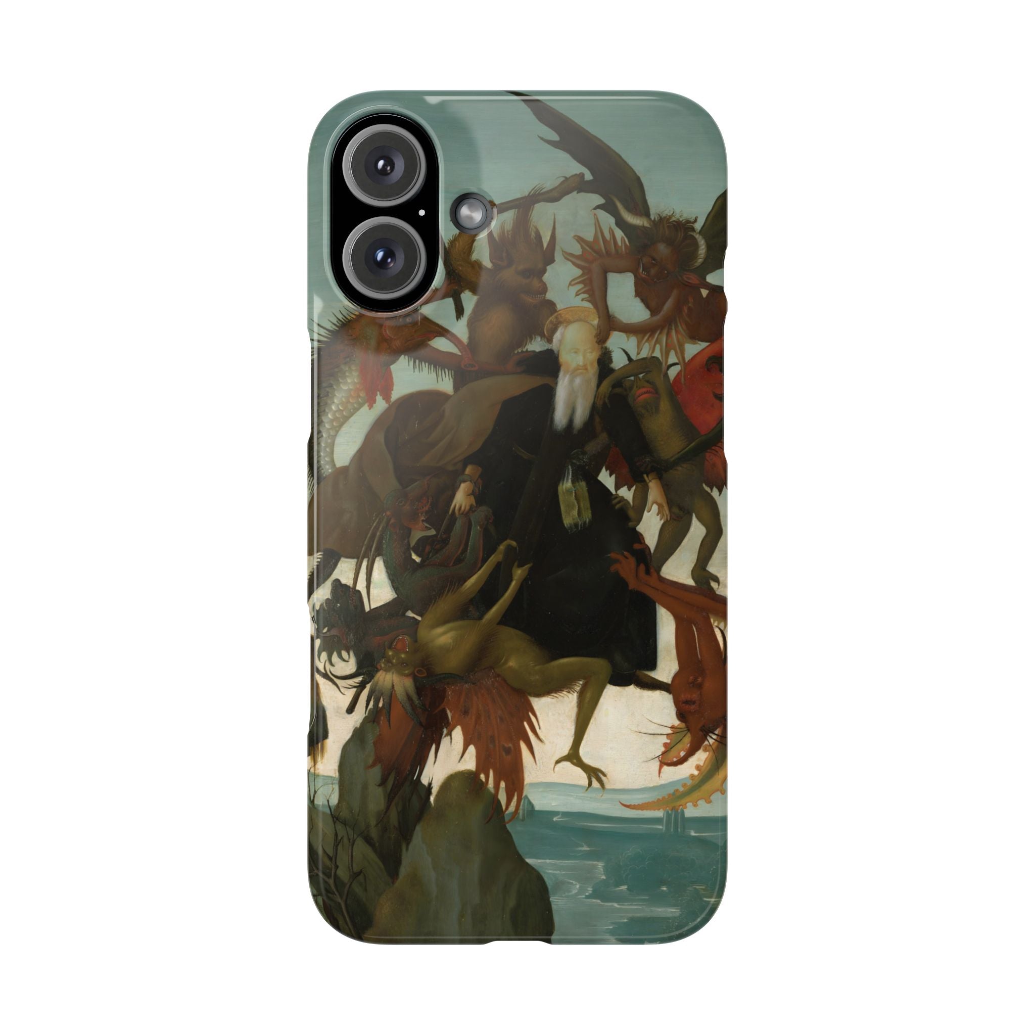 The Torment of Saint Anthony by Michelangelo Buonarroti - iPhone Slim Case