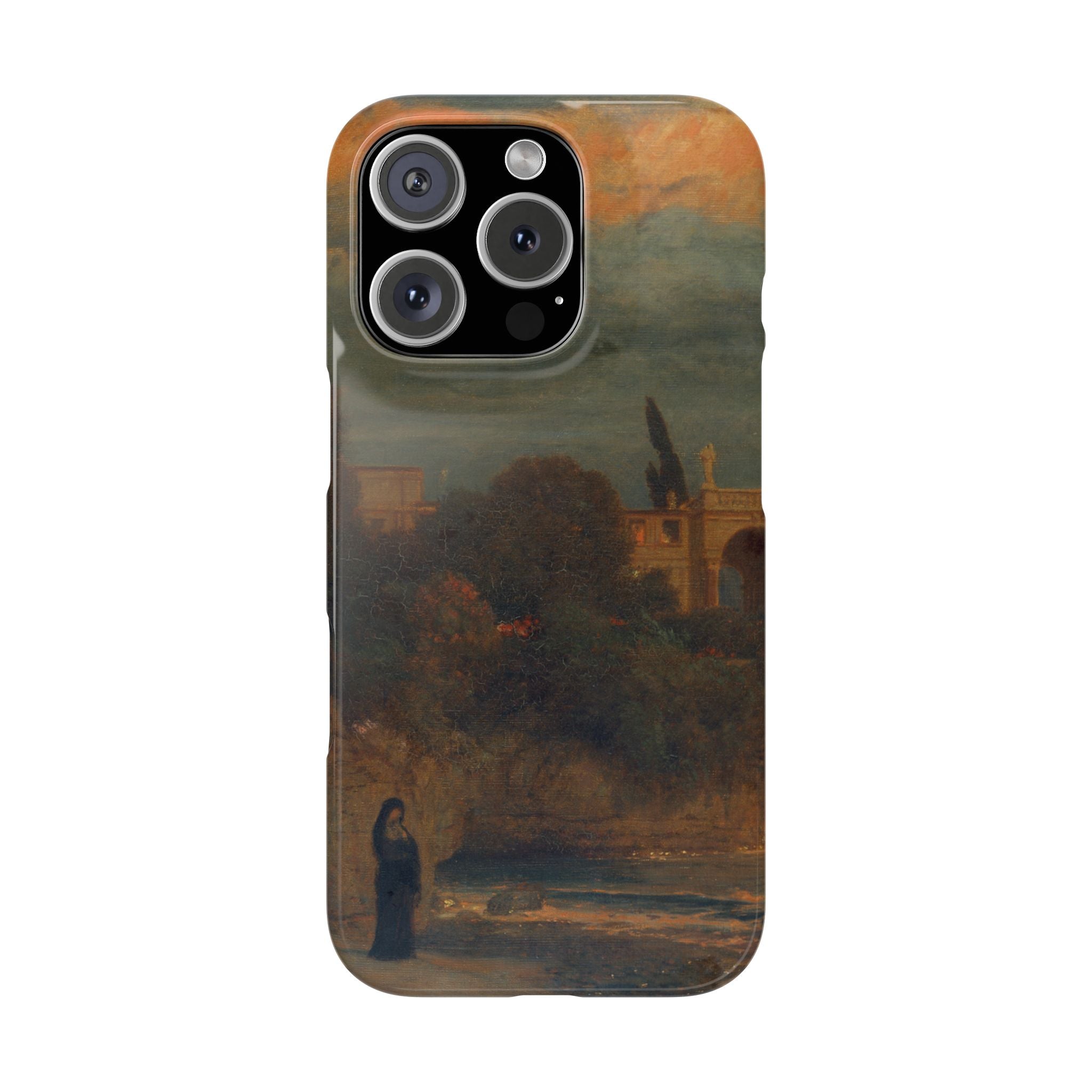 Villa by the Sea by Arnold Böcklin - iPhone Slim Case
