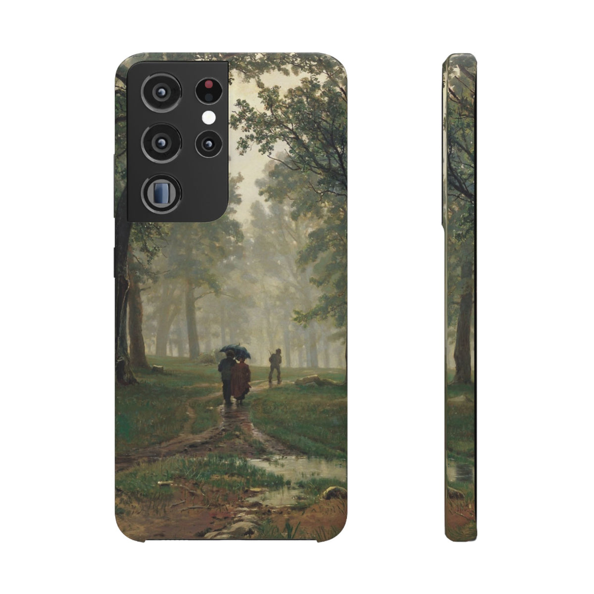 Rain in an Oak Forest by Ivan Ivanovich Shishkin - Samsung Slim Case