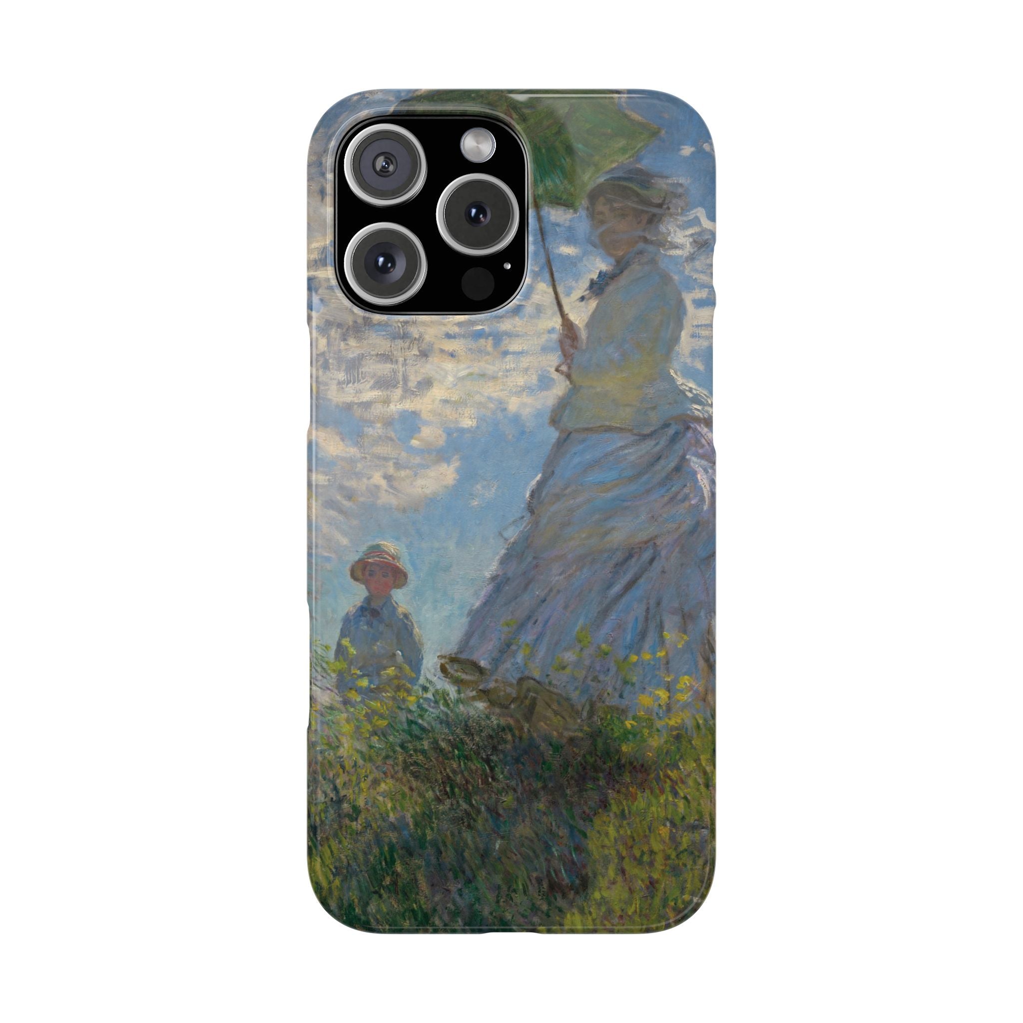Madame Monet and Her Son by Claude Monet - iPhone Slim Case