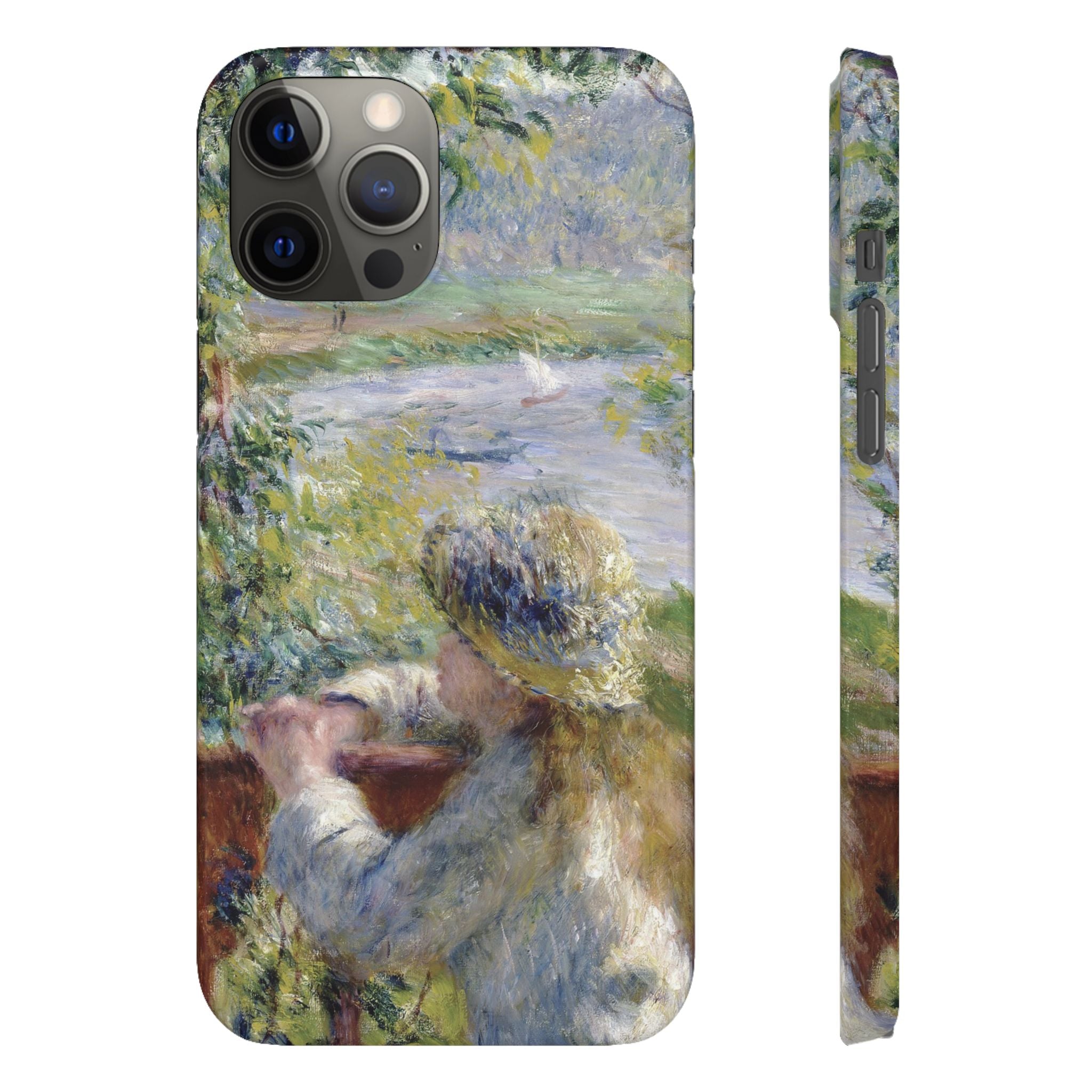 By the Water by Pierre Auguste Renoir - iPhone Slim Case