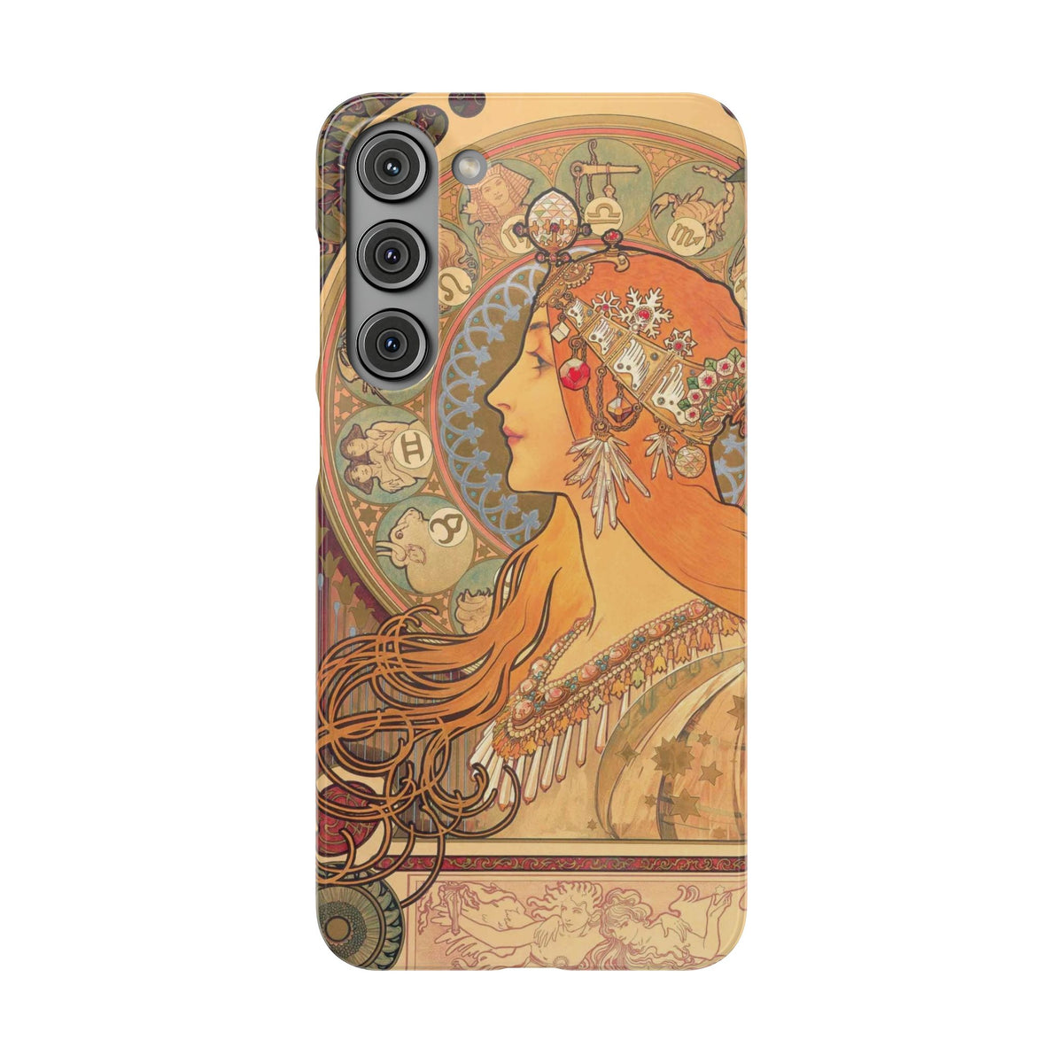 Zodiac by Alphonse Mucha - Samsung Slim Case