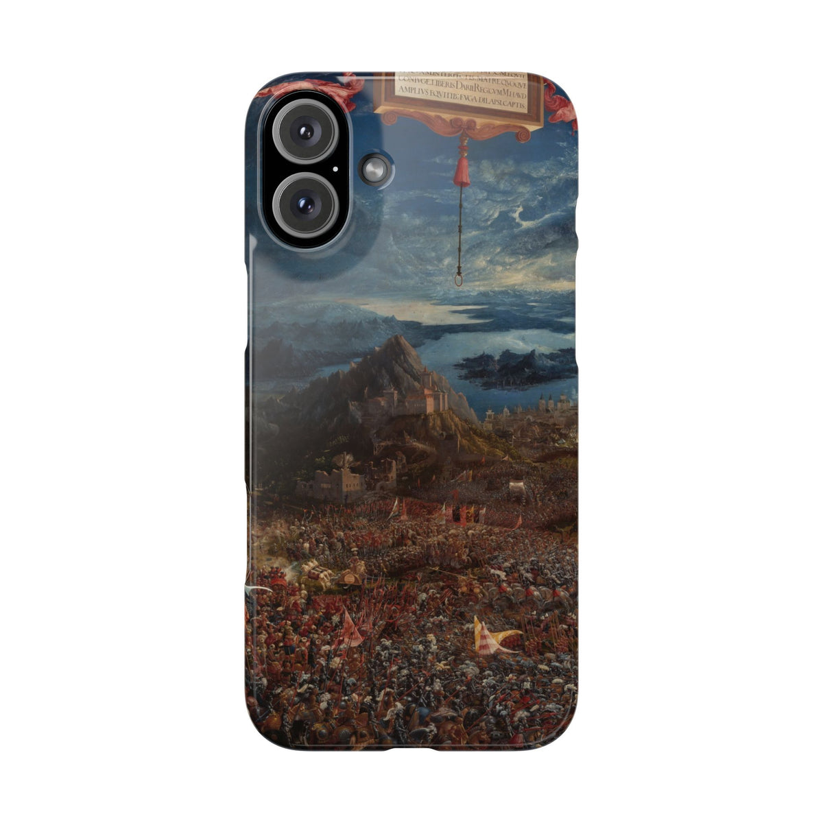 The Battle of Alexander at Issus by Albrecht Altdorfer - iPhone Slim Case